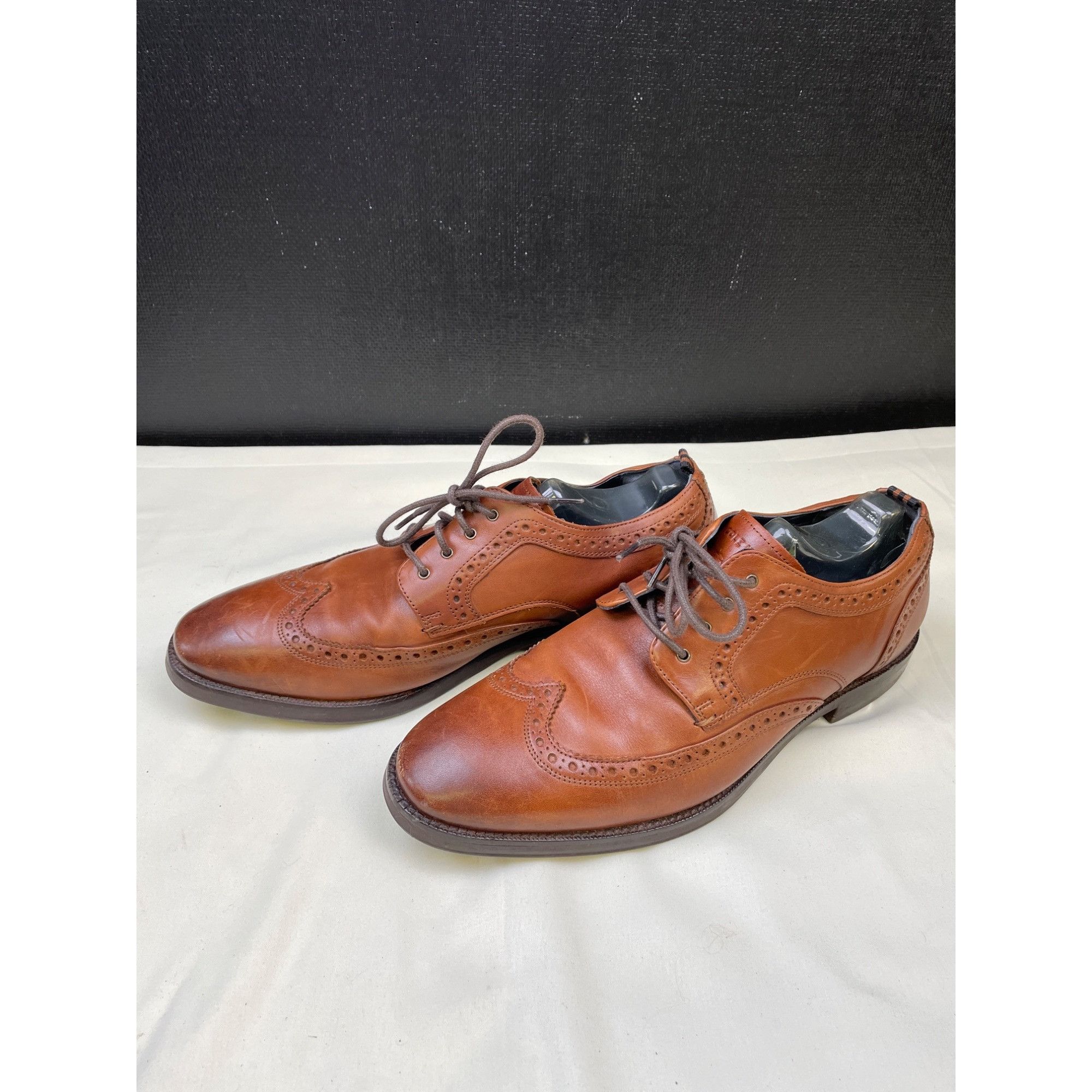 Cole Haan Cole Haan Men's Leather Light Brown Shoes Oxfords Size 7 SKU Size US 7 / EU 40 - 2 Thumbnail