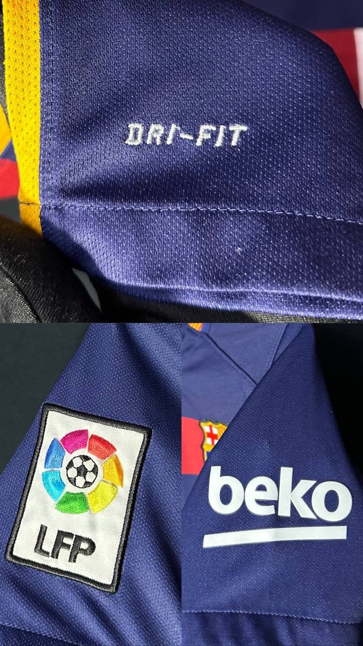 Nike Barcelona Home football shirt 2015 2016 Jersey Nike Young Size US XXS / EU 40 - 3 Thumbnail