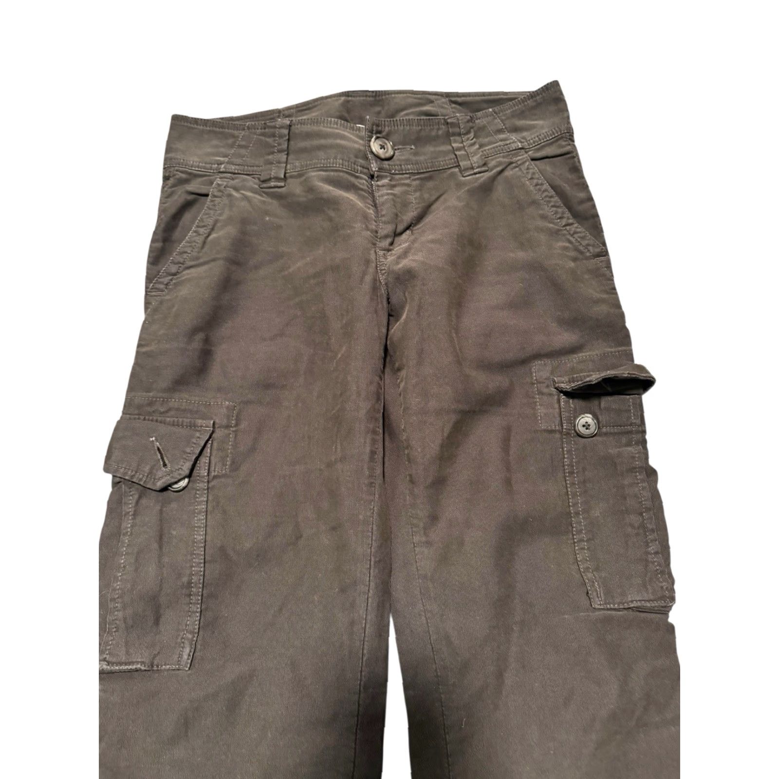 James Perse VINTAGE James Perse Los Angeles Pants Corduroy Cotton Cargo Detail Drawstring Black 27 Womens Size 27" / US 4 / IT 40 - 4 Thumbnail