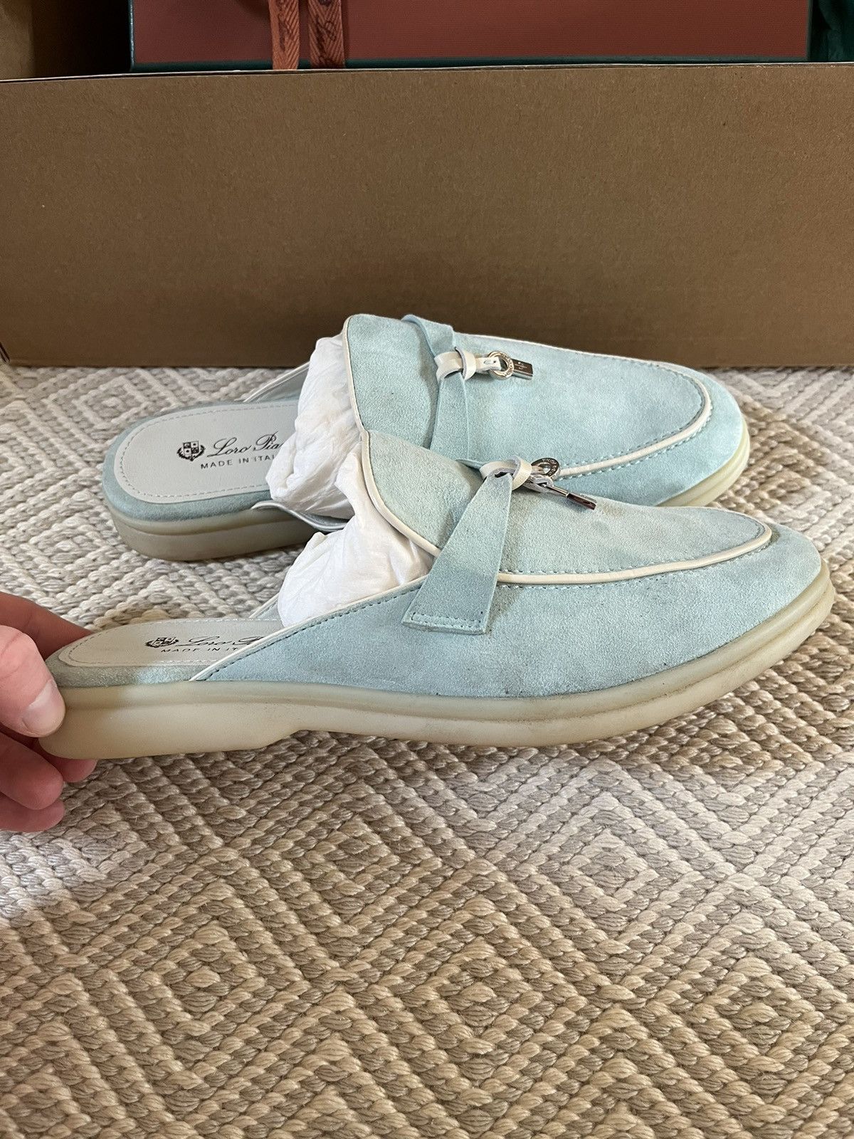 Loro Piana Babouche Summer Charms Walk