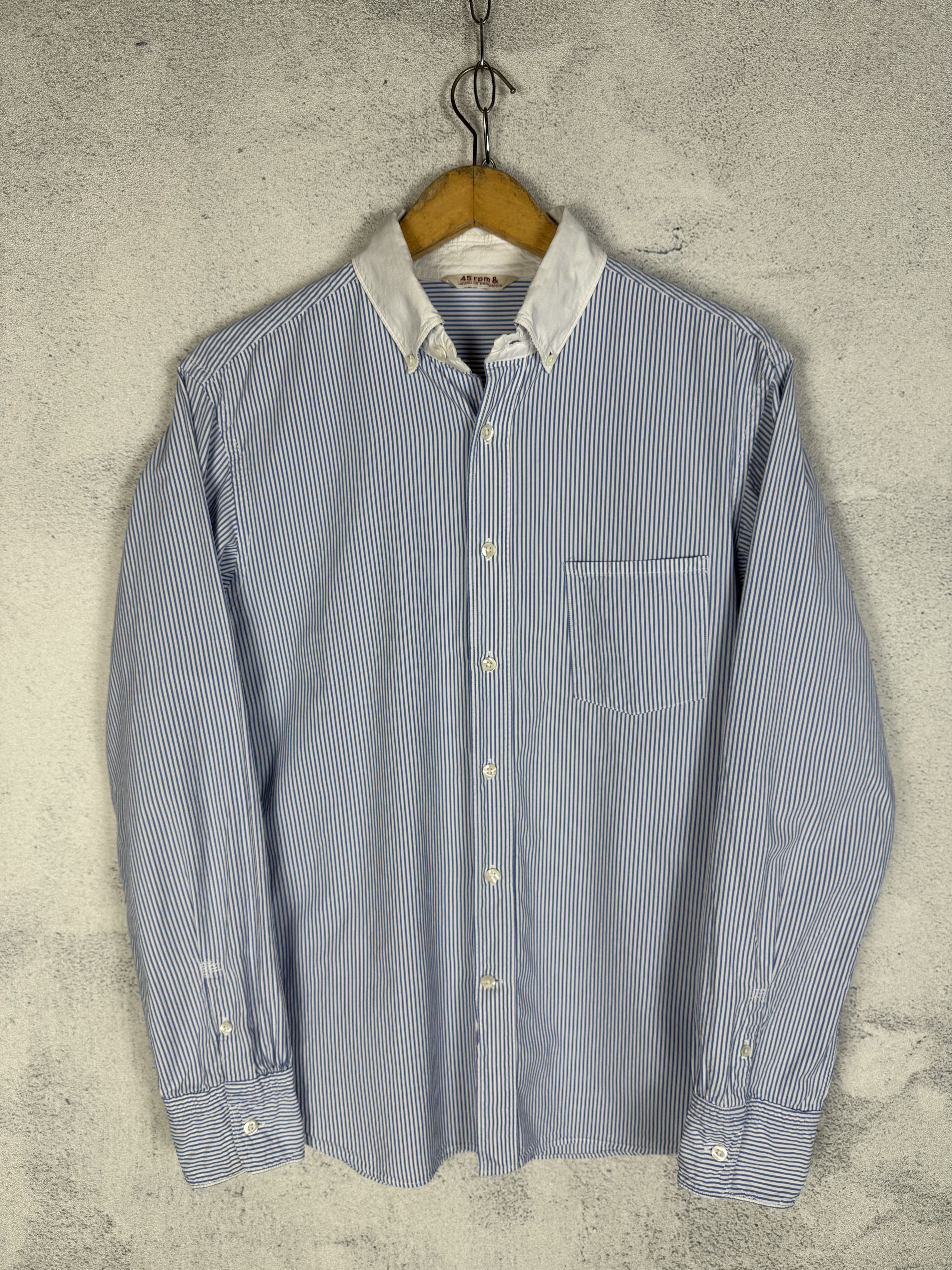 45rpm 45RPM Striped Shirt Size US L / EU 52-54 / 3 - 1 Thumbnail