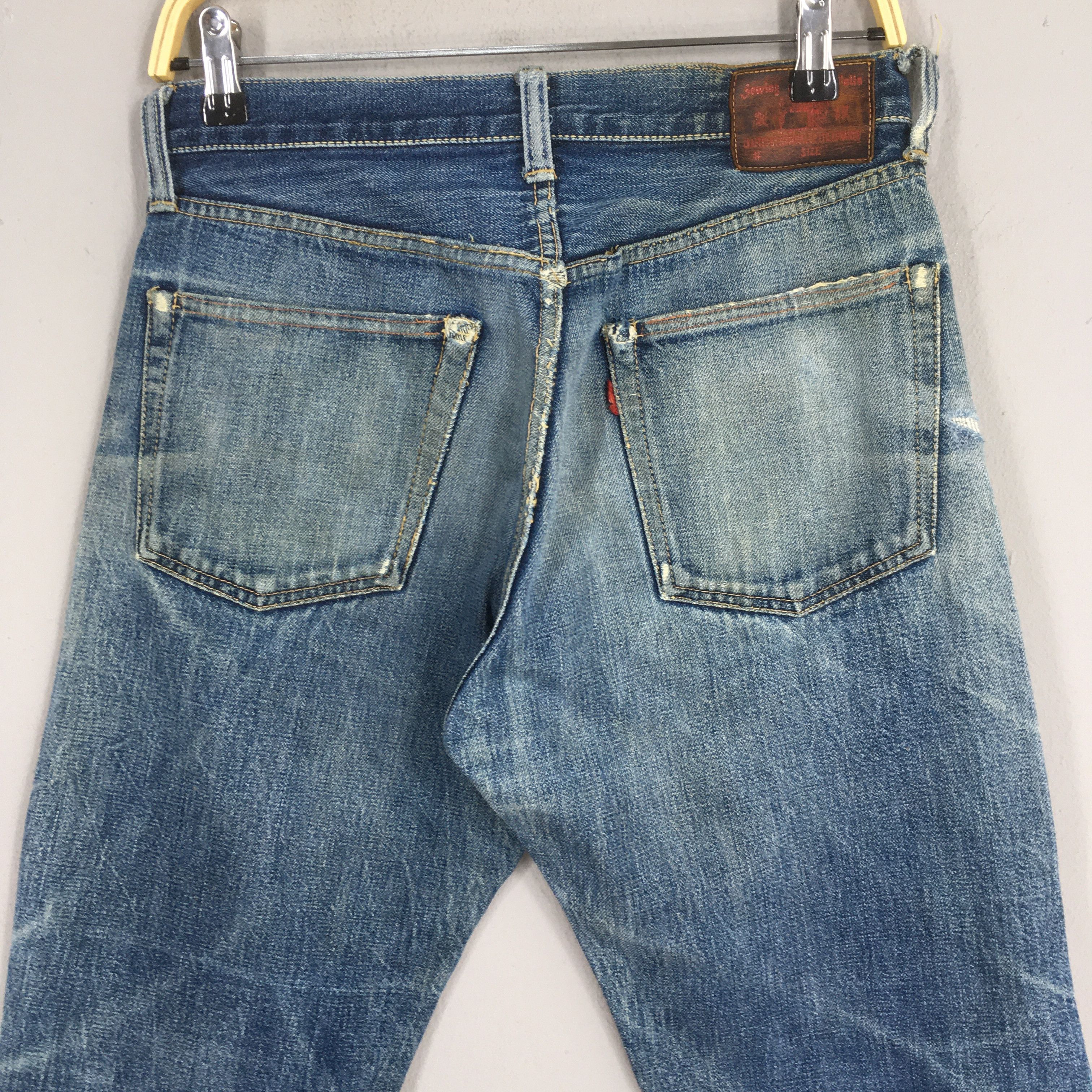Eternal Size 28x29 Vintage 90s Sewing Chop Crafted Japan Jeans S97 Size US 28 / EU 44 - 11 Thumbnail
