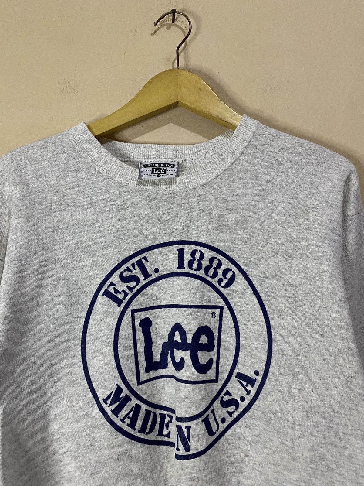 Lee × Vintage 90s Vintage Lee Sweatshirt Size US M / EU 48-50 / 2 - 3 Thumbnail