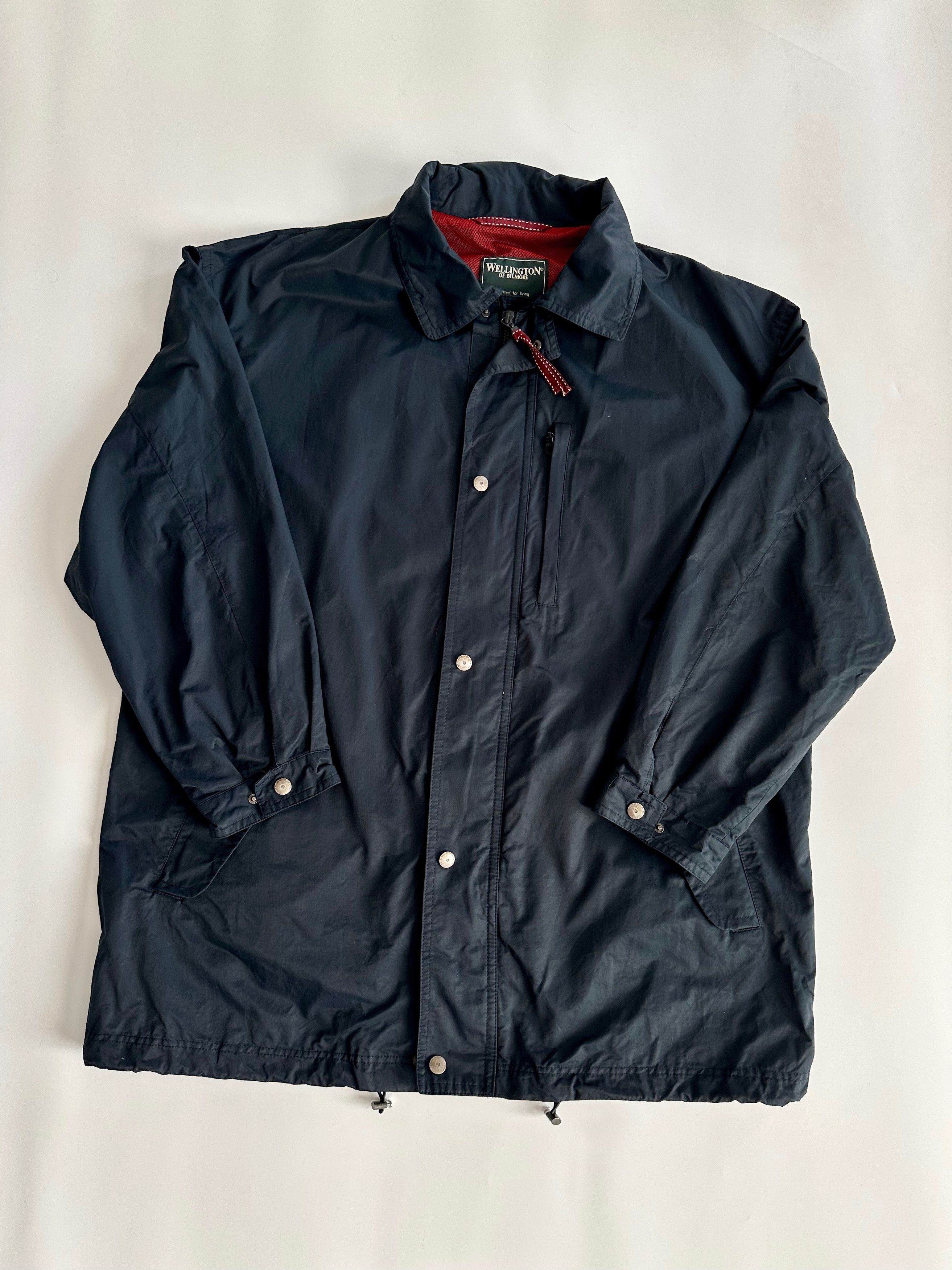 Vintage Wellington of Bilmore dark navy light jacket coat Size US XXL / EU 58 / 5 - 7 Thumbnail
