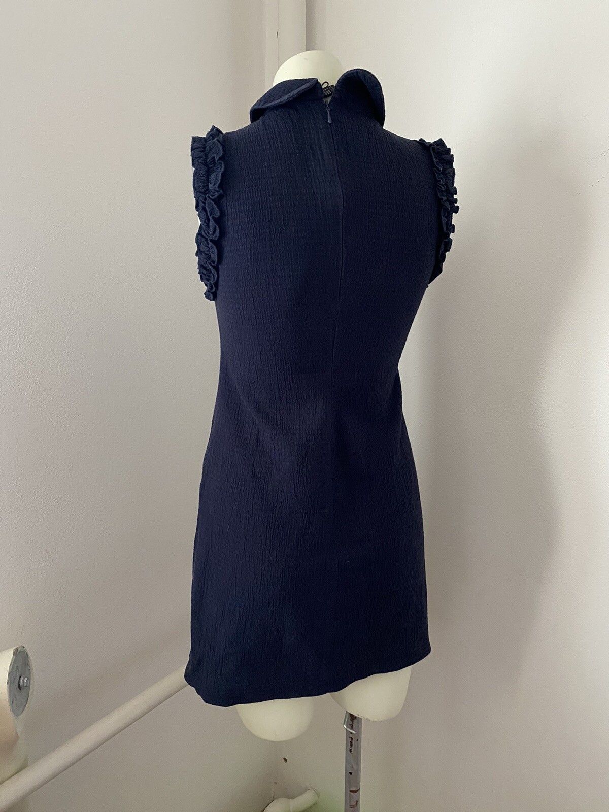 Other Zara Mini Black Dress Size XS Collar Embellished Sk58 Size XS / US 0-2 / IT 36-38 - 4 Thumbnail