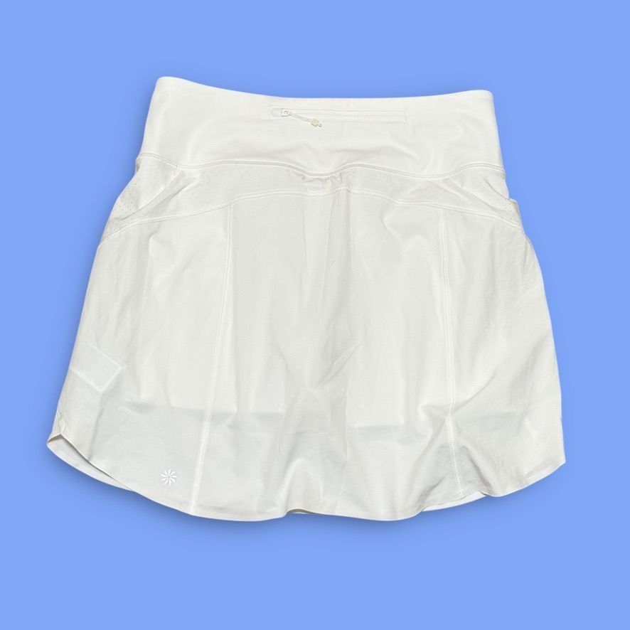 Athleta NWT Athleta Tennis skirt S 16" White Lined Pockets Run w/ It Size 27" / US 4 / IT 40 - 4 Thumbnail