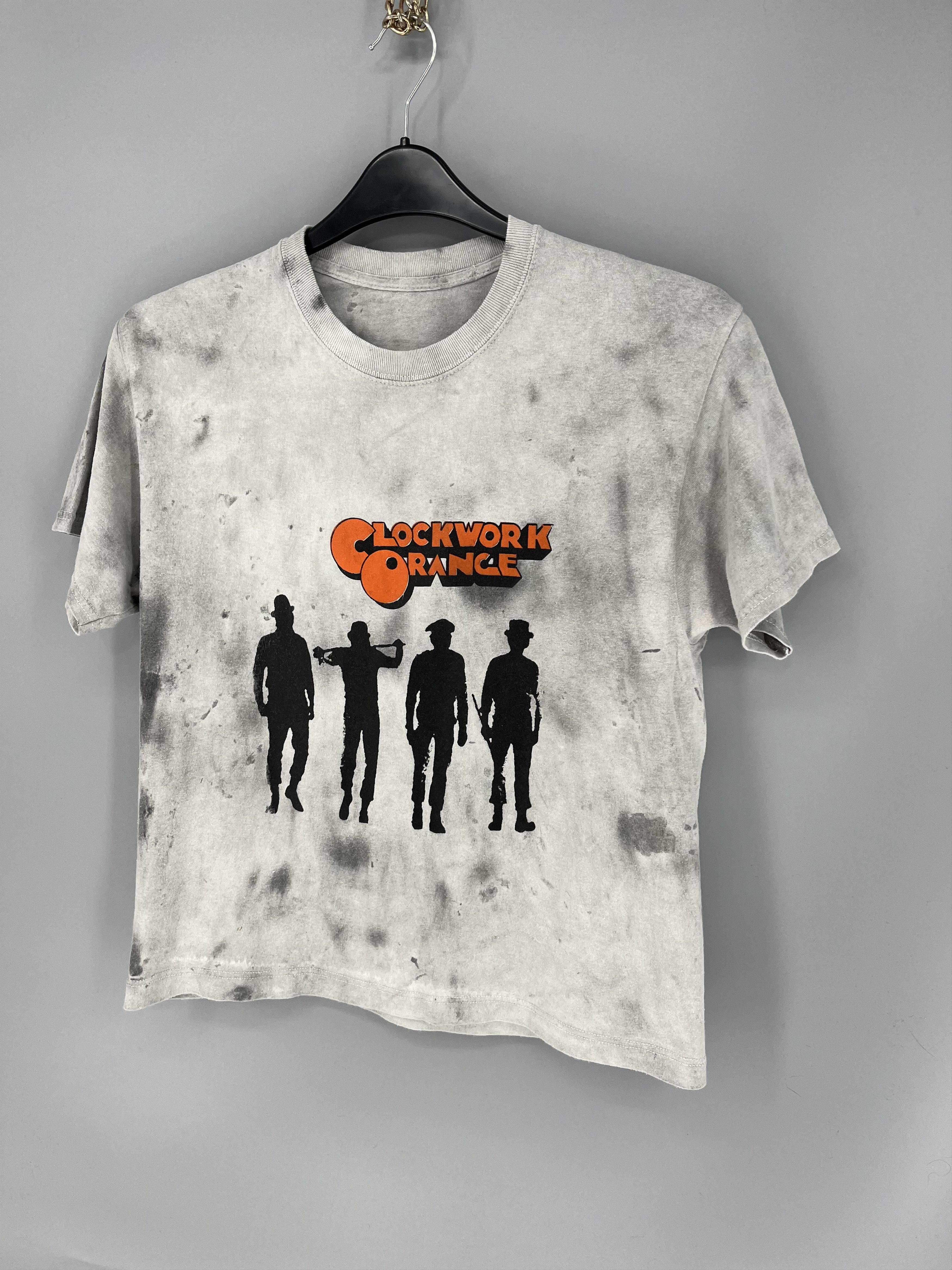 Band Tees × Vintage Vintage Y2K Clockwork Orange Dead Face Horror Tee Size US M / EU 48-50 / 2 - 3 Thumbnail
