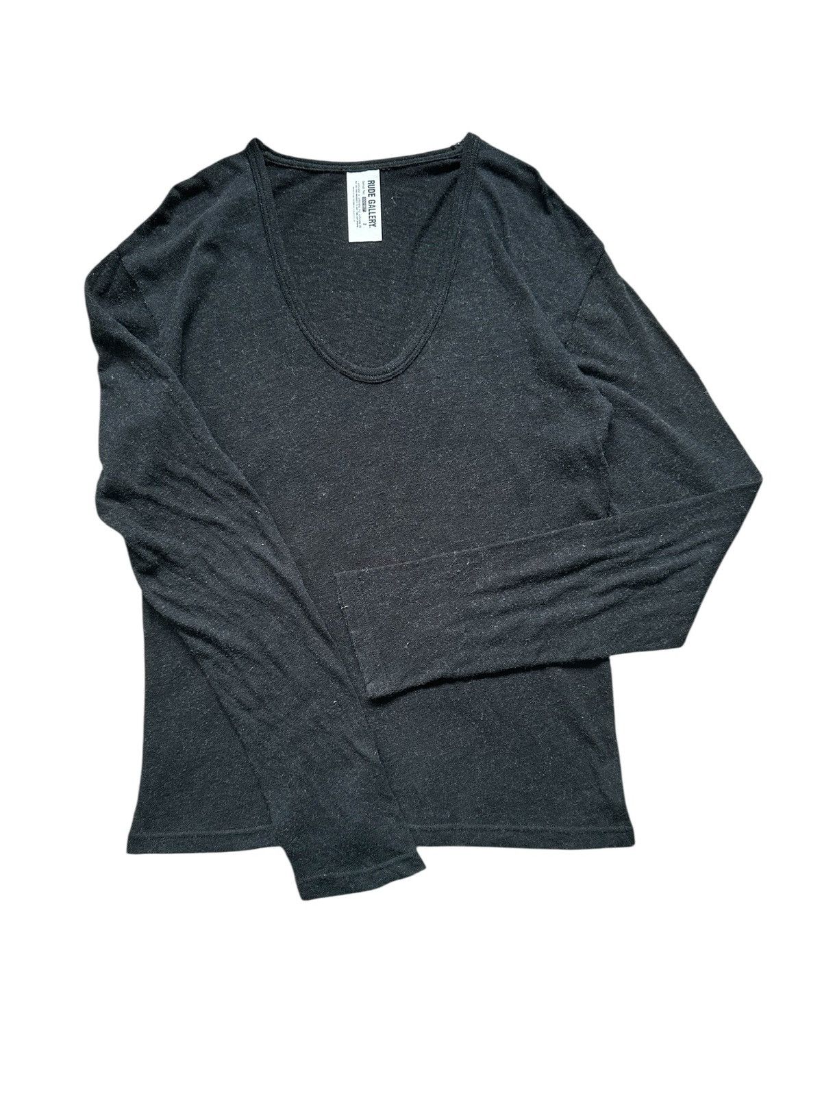 RUDE GALLERY 00’s Rude Gallery wool blend mesh long sleeve Size US M / EU 48-50 / 2 - 3 Thumbnail
