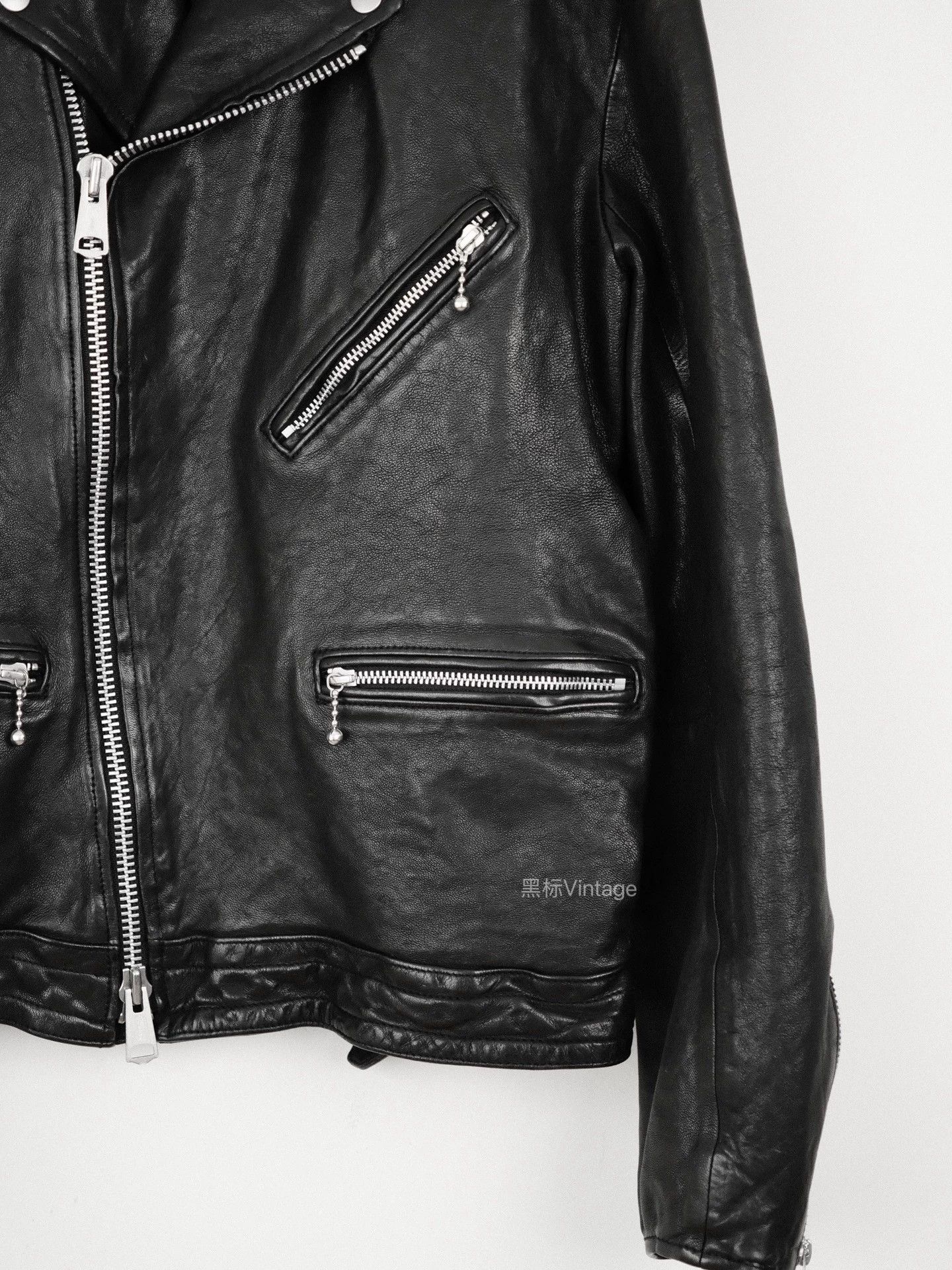 Yohji Yamamoto Yohji Yamamoto 22AW Vintage Washed Sheepskin Moto Jacket Size US L / EU 52-54 / 3 - 3 Thumbnail
