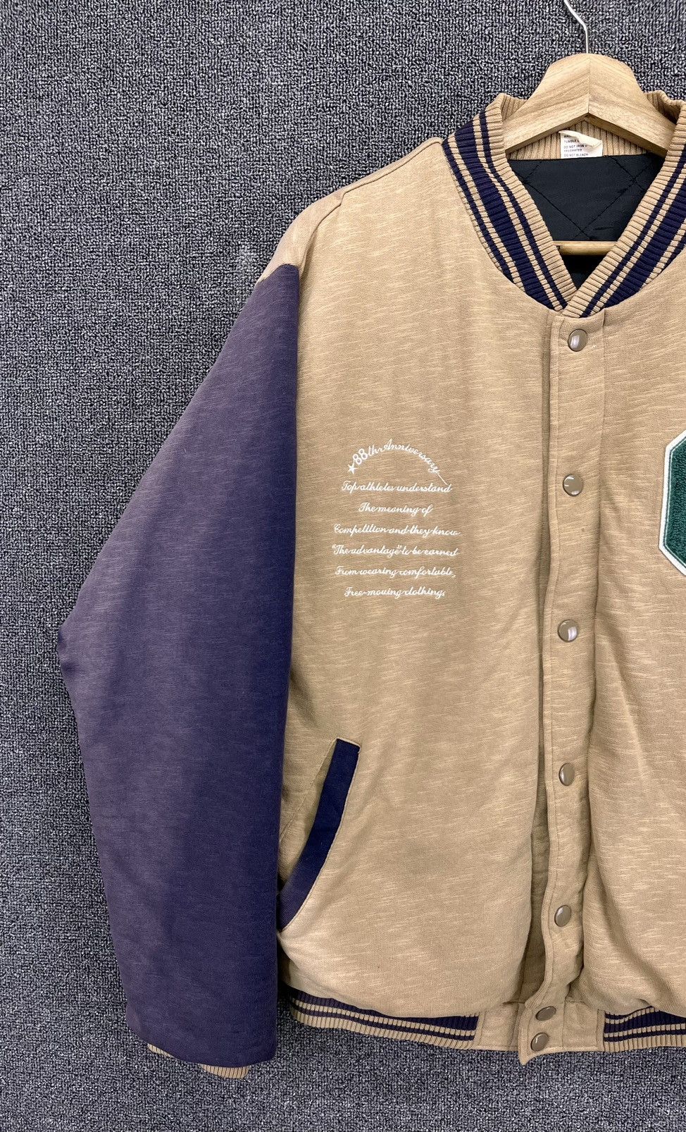 Champion Vintage Champion Trashed Sun Faded Varsity Jacket Size US M / EU 48-50 / 2 - 3 Thumbnail