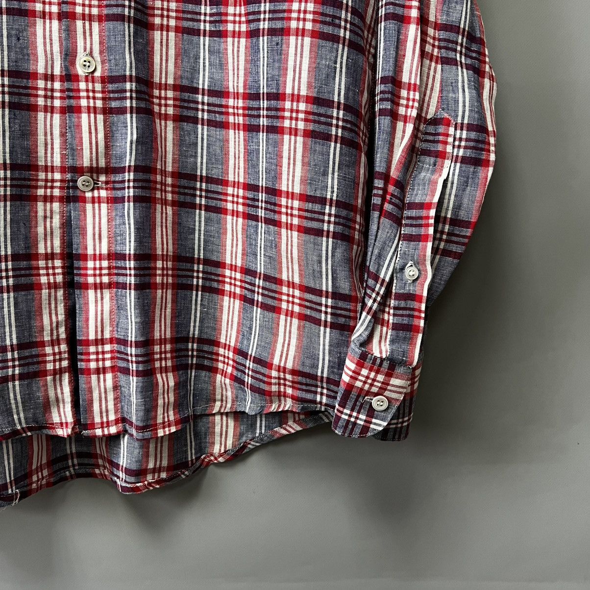 Our Legacy Our Legacy Linen Button-Up Shirt Size L Size US L / EU 52-54 / 3 - 4 Thumbnail