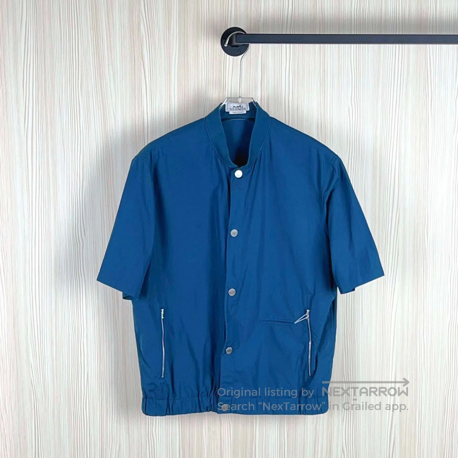 Hermes blue short-sleeve shirt from Hermes. Size US L / EU 52-54 / 3 - 1 Thumbnail