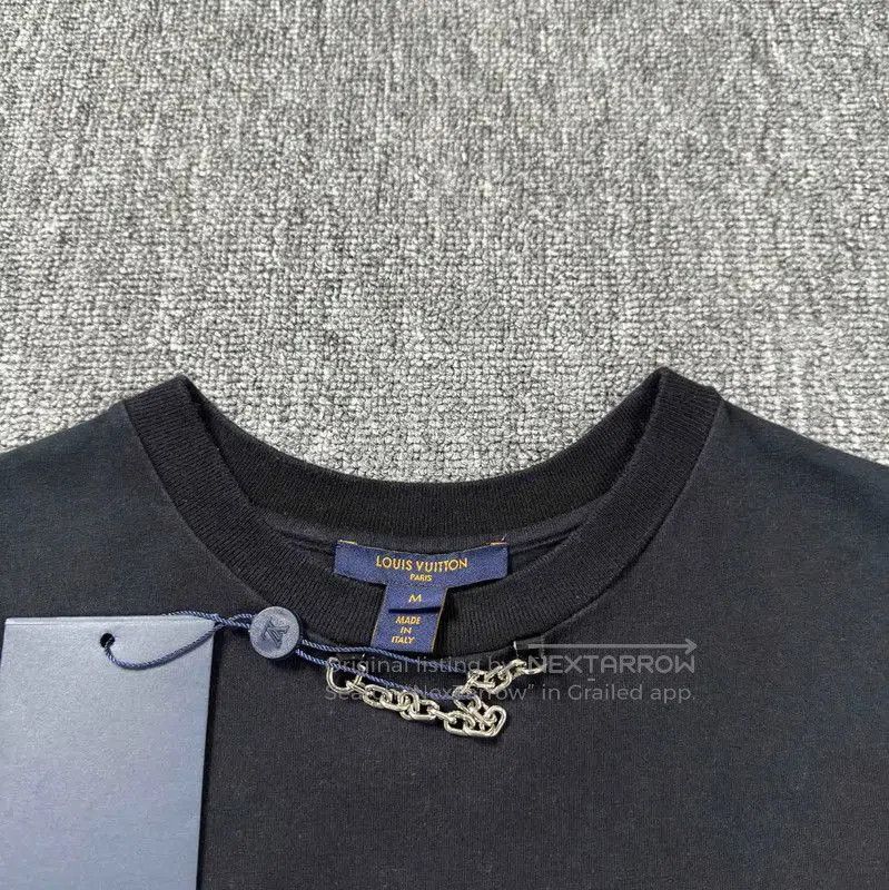Louis Vuitton Louis Vuitton Black Cotton Women's T. Size M / US 6-8 / IT 42-44 - 3 Thumbnail