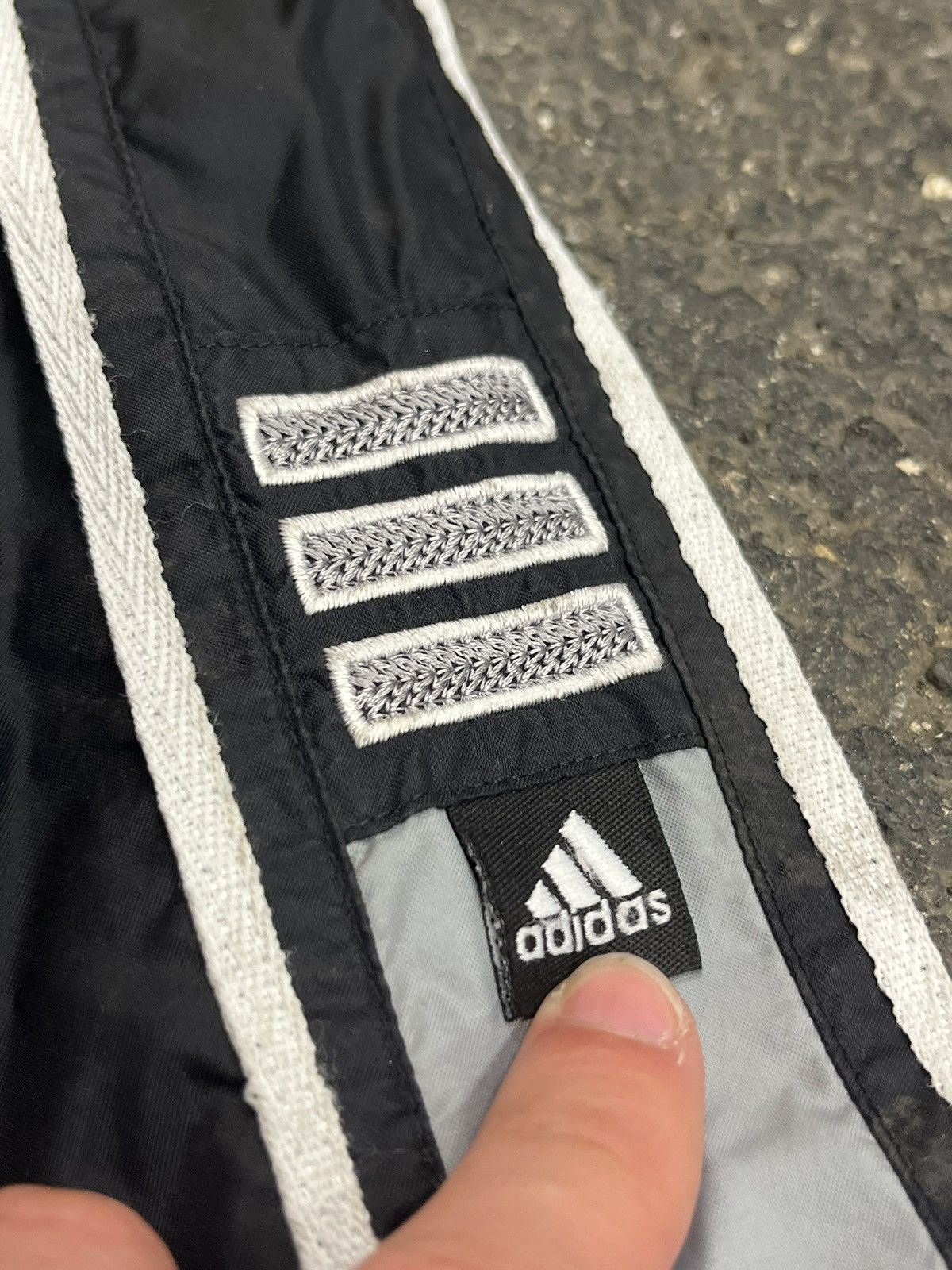 Adidas × Vintage Adidas track pants y2k baggy fit wide leg sporty hyper rare Size US 34 / EU 50 - 5 Thumbnail