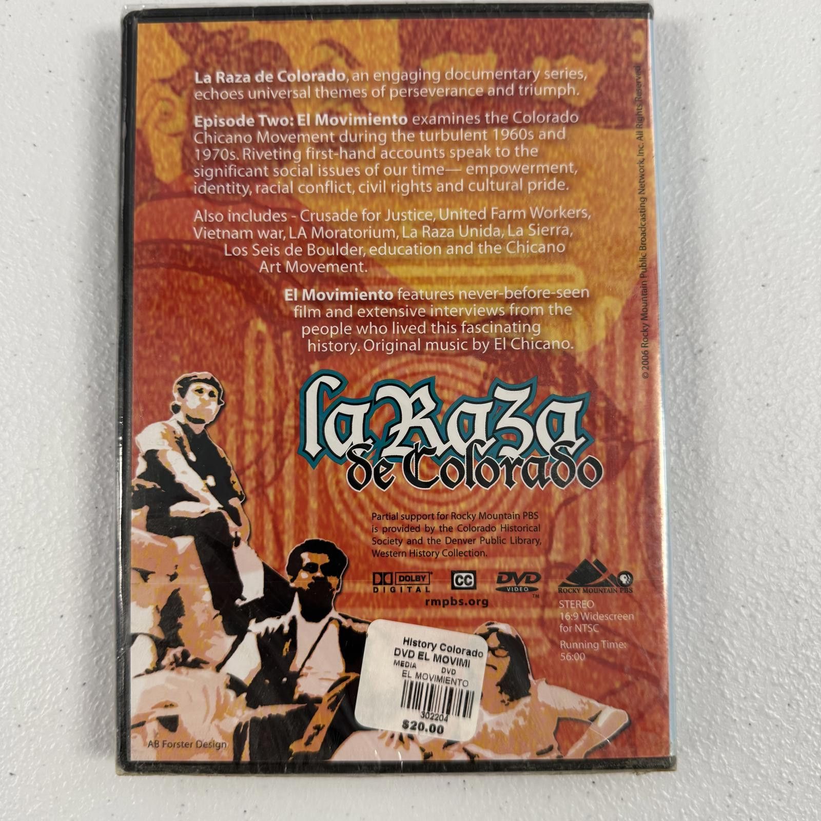Designer La Raza de Colorado El Movimiento DVD 2006 DS RARE SEALED Size ONE SIZE - 2 Thumbnail