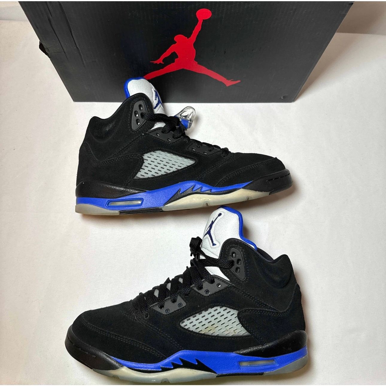 Jordan Brand × Nike Size 6 - Nike Air Jordan 5 Retro GS Racer Blue Men's Shoes Size US 6 / EU 39 - 2 Thumbnail