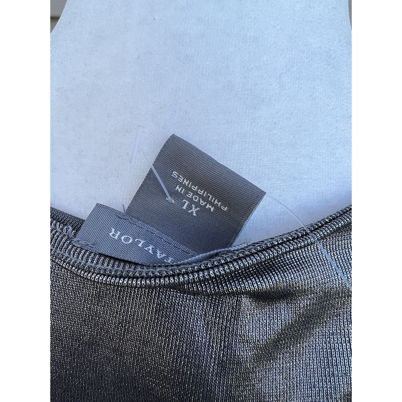 Ann Taylor Ann Taylor women silver top business party size XL A000188 Size XL / US 12-14 / IT 48-50 - 4 Thumbnail