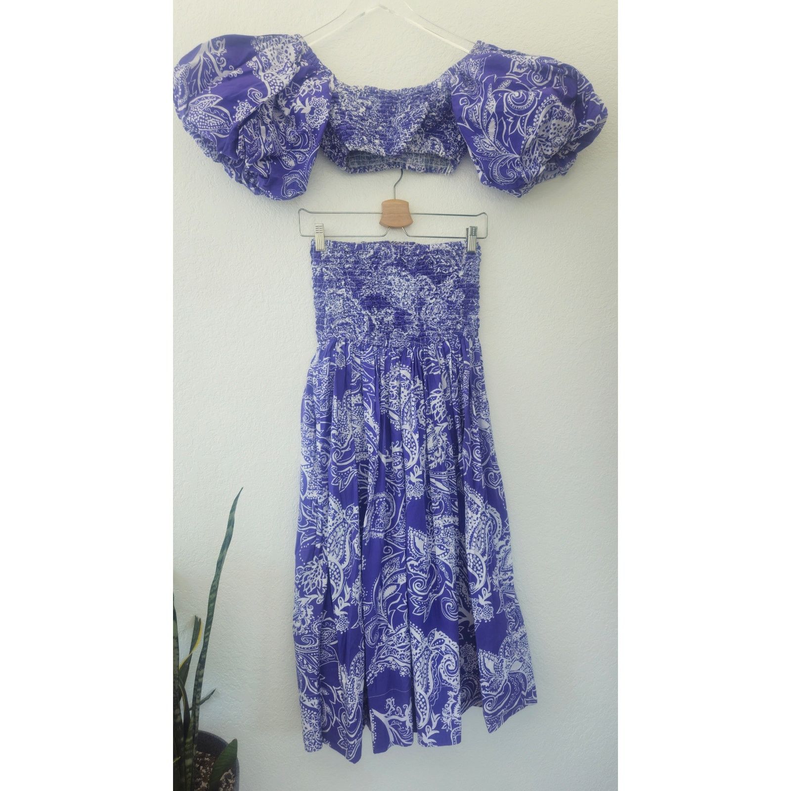 Mara Hoffman Mara Hoffman 2 Piece Set Pier Top Nicole Skirt Smocked XXS Size 25" / US 0 / IT 36 - 11 Thumbnail