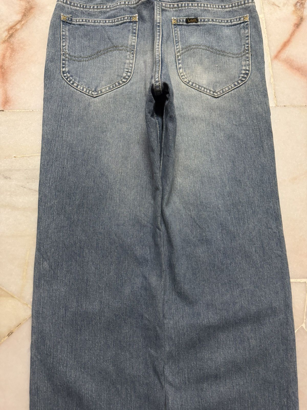 Lee 💥BAGGY💥90's LEE MUD WASHED HEAVYWEIGHT DENIM INSANE STYLE Size US 28 / EU 44 - 18 Thumbnail