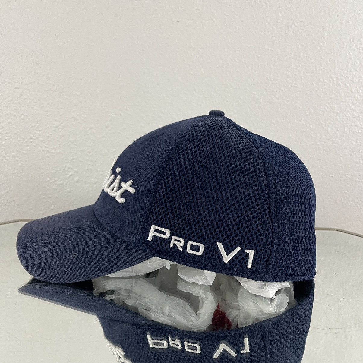 Titleist TITLEIST Navy Blue White Unisex Tour Elite Baseball Cap Hat Size ONE SIZE - 6 Thumbnail