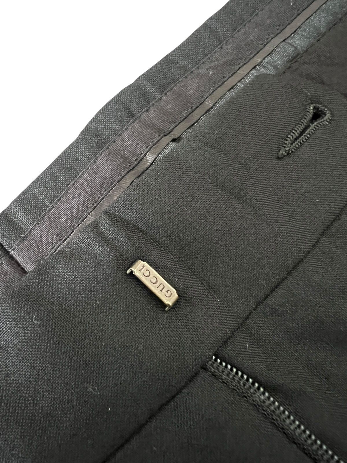Gucci Vintage Gucci Tom Ford Slim Straight Wool Pants Size US 32 / EU 48 - 6 Thumbnail
