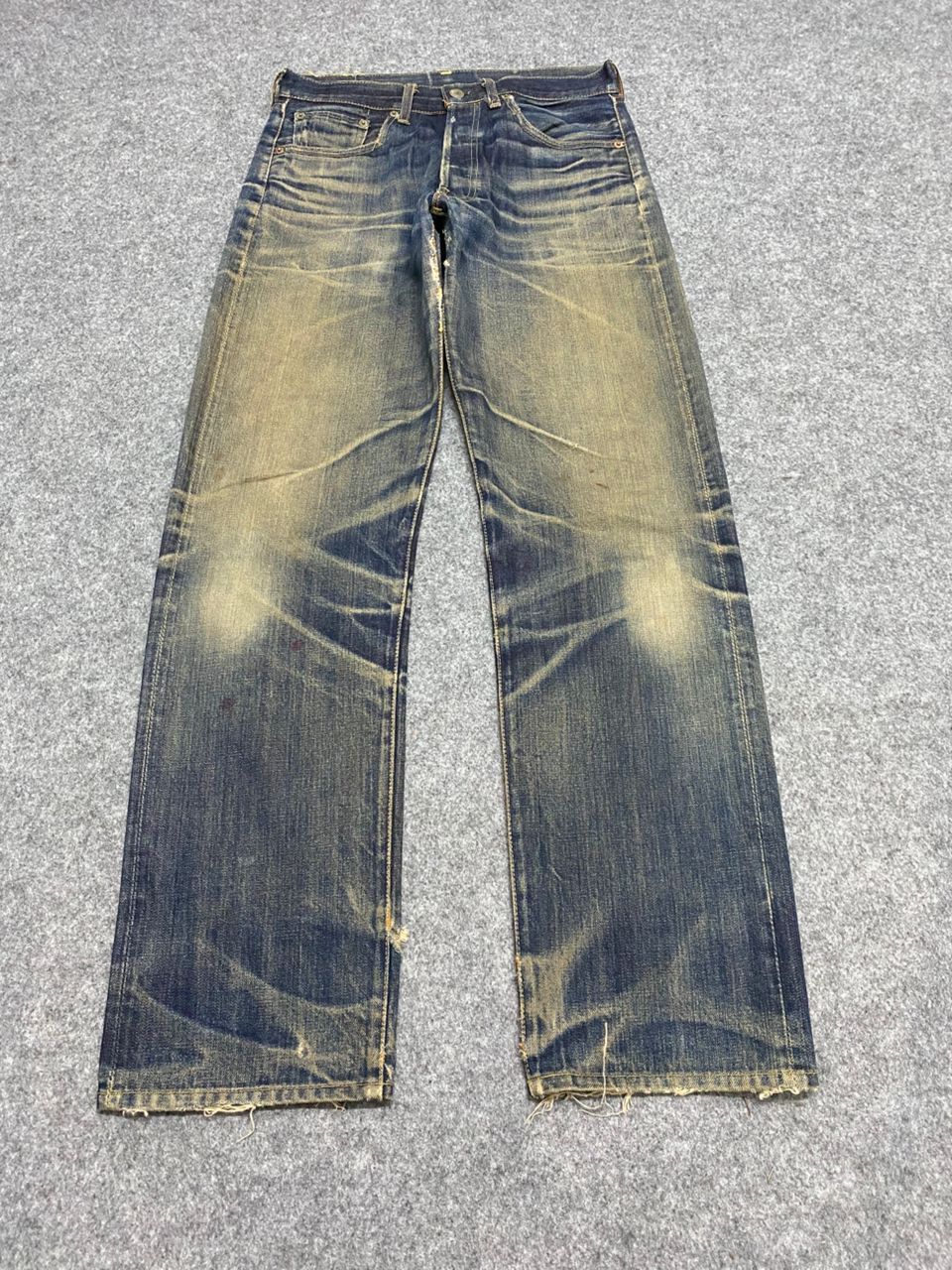 Kapital Vintage Levis 501 Selvedge Distressed Denim Size US 31 - 2 Thumbnail