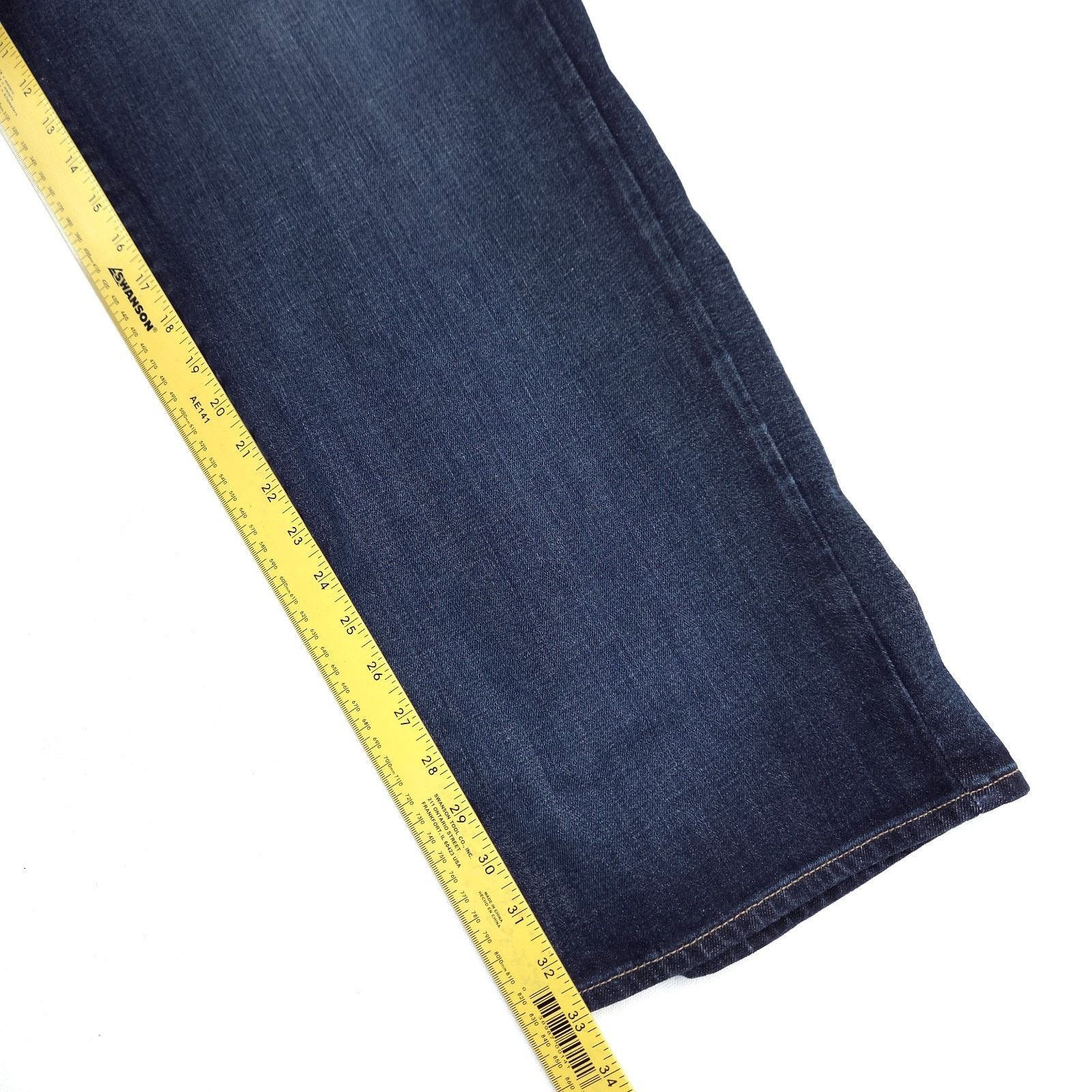 Lucky Brand Lucky Brand Mens Size 40x33 Blue 361 Vintage Straight Denim Size US 40 / EU 56 - 8 Thumbnail