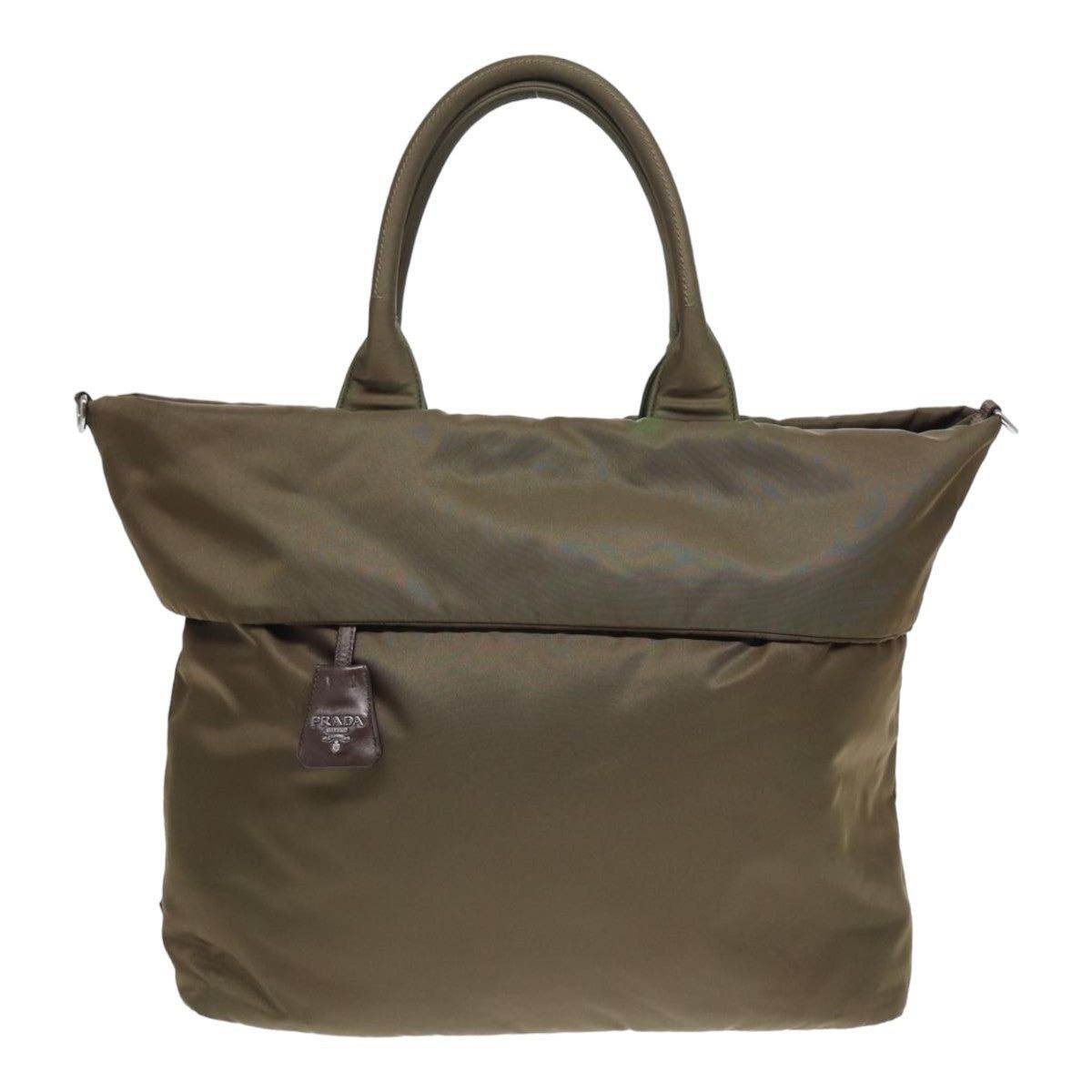 Prada PRADA Tote Bag Nylon Khaki Size ONE SIZE - 2 Thumbnail