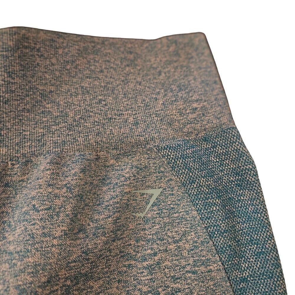 Gymshark Gymshark Women's Compression Shorts - Blue Heather SZ Large Size 36" / US 14 / IT 50 - 4 Thumbnail