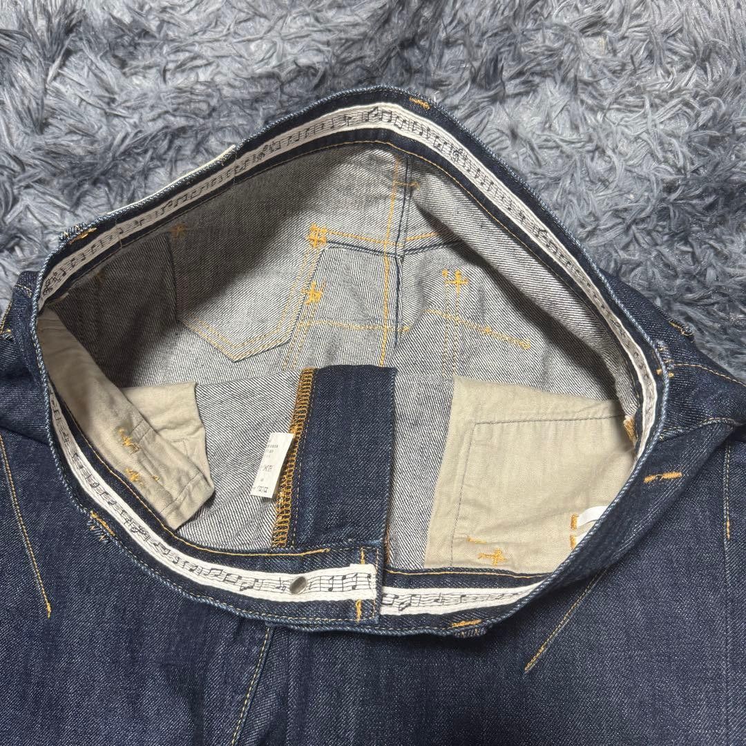Number (N)ine Darted Musical Note Denim Jeans Size US 31 - 5 Thumbnail