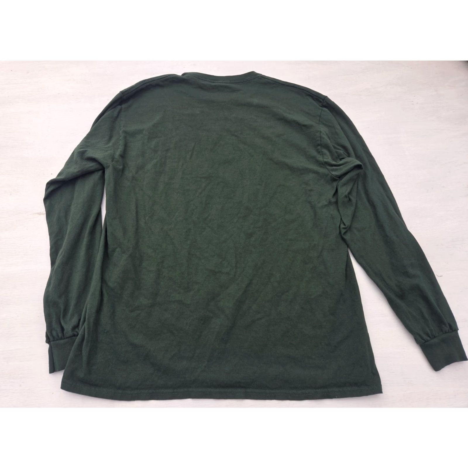 Bones Beach Mexico Beach Florida Mens L Green Long Sleeve T Shirt Skull Cross Bones Size US L / EU 52-54 / 3 - 5 Thumbnail
