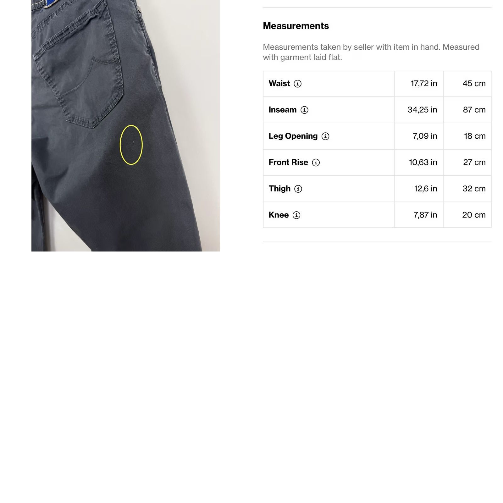 Jacob Cohen Jacob Cohen Luxury Pants Blue 622.C Made in Italy Handmade 36 Mens Pants Regular 34.25in Inseam Size US 36 / EU 52 - 10 Thumbnail
