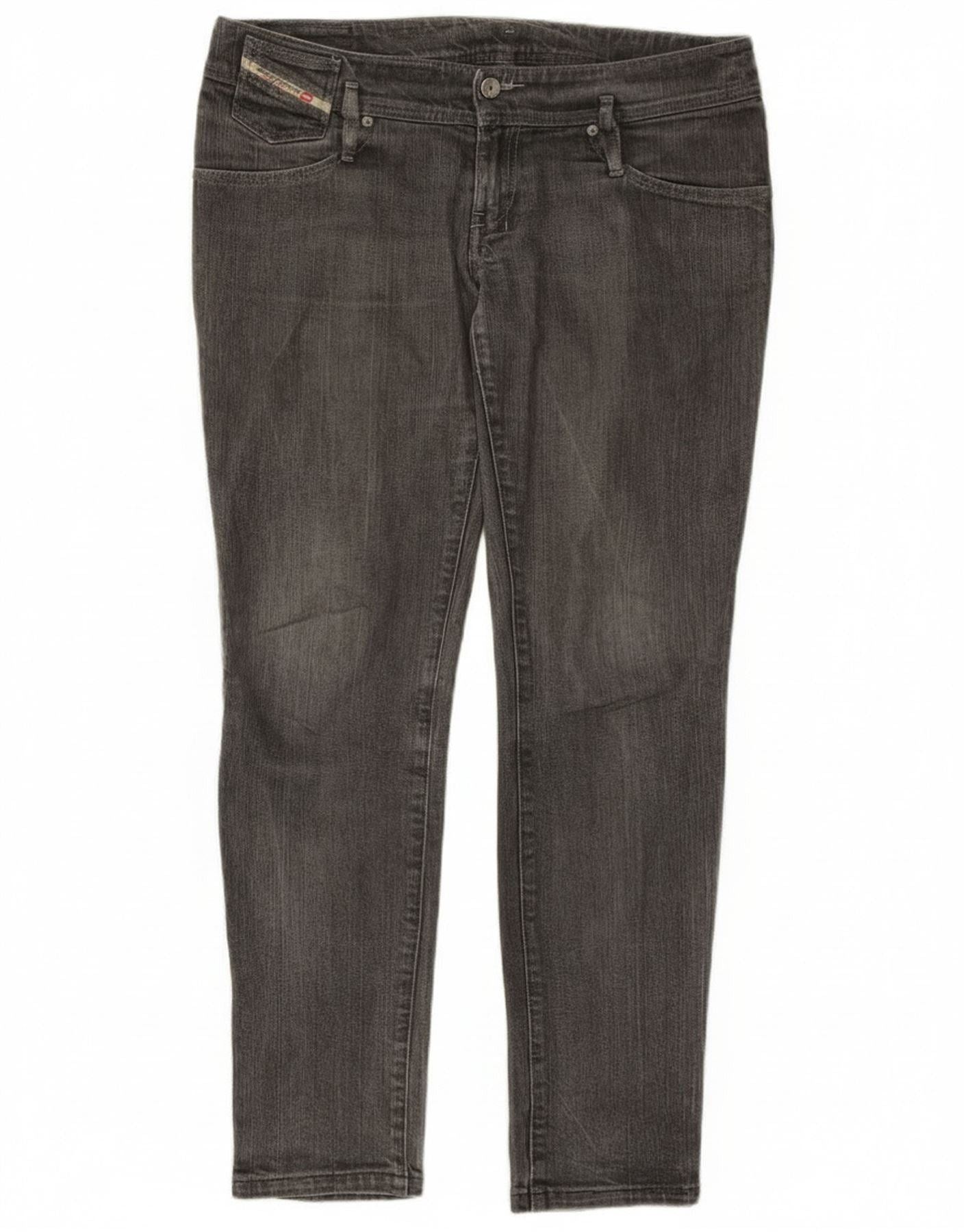 Diesel Womens Skinny Jeans W32 L30 Grey Cotton Size 24" / US 00 / IT 34 - 1 Thumbnail