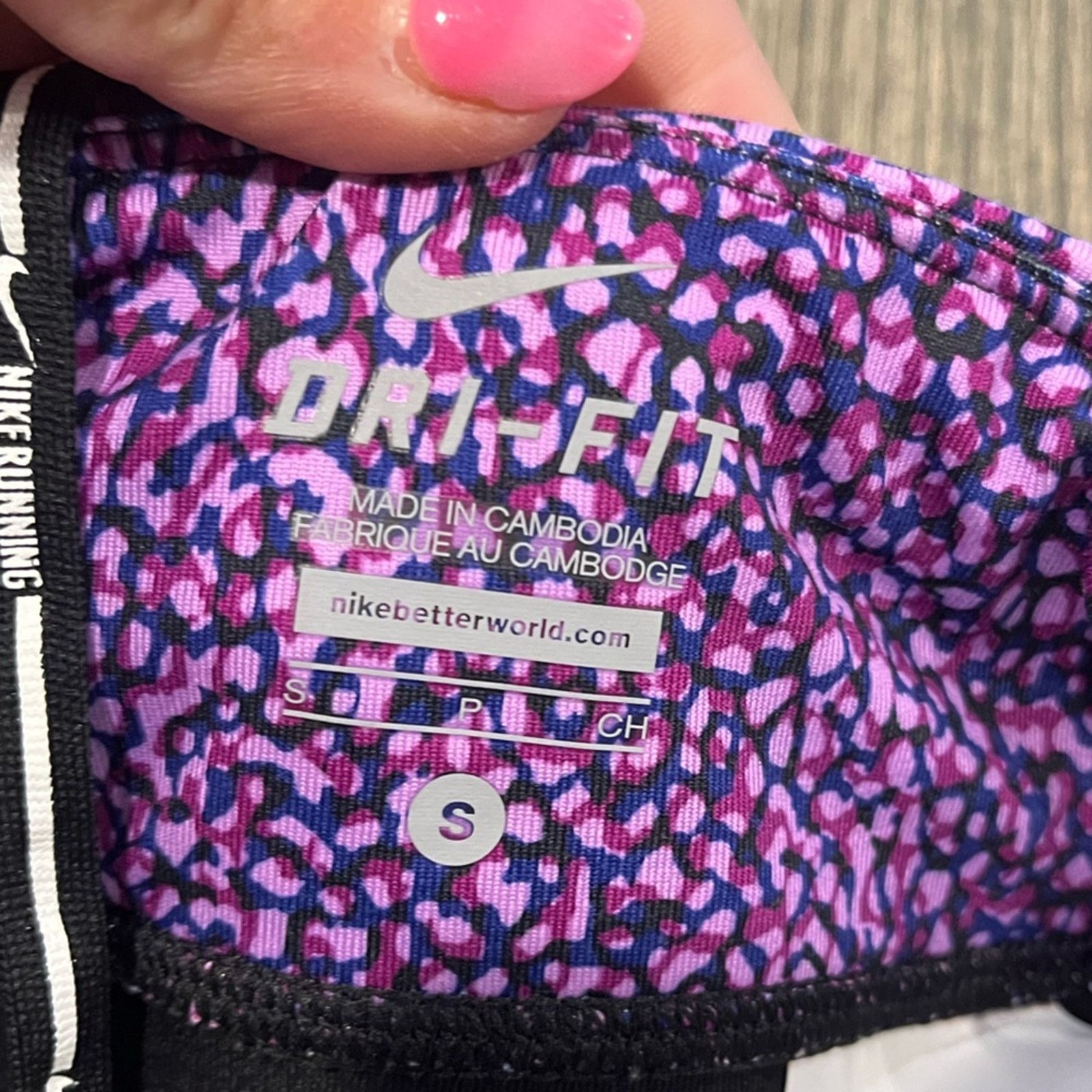 Nike Nike Leggings Dri-Fit Low Rise Swoosh Reflective Capris S Size 23" - 6 Thumbnail