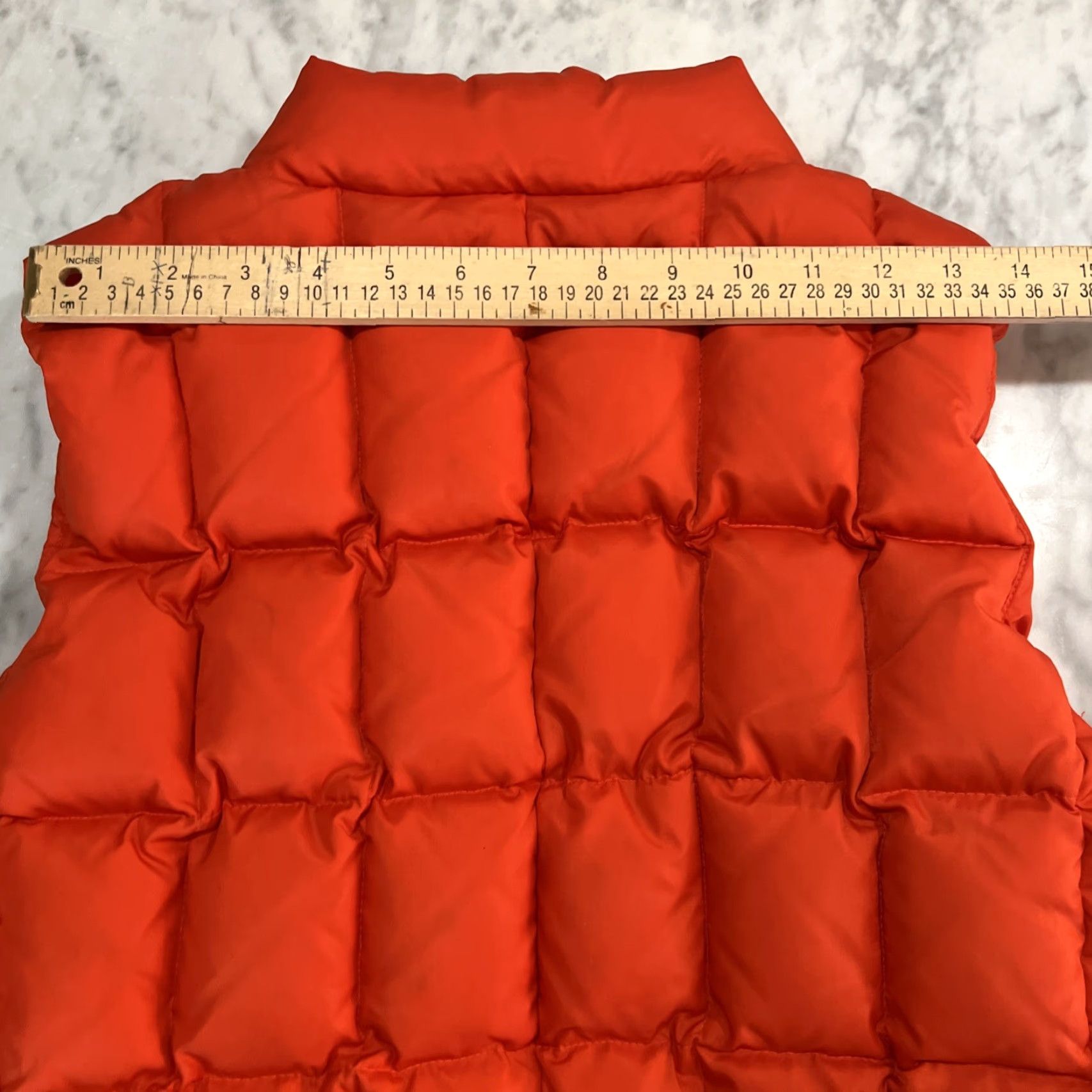 Gap VINTAGE Gap Zip Front 75% Down Vest Jacket Womens XL Orange Pockets Y2K Jacket Size XL / US 12-14 / IT 48-50 - 4 Thumbnail