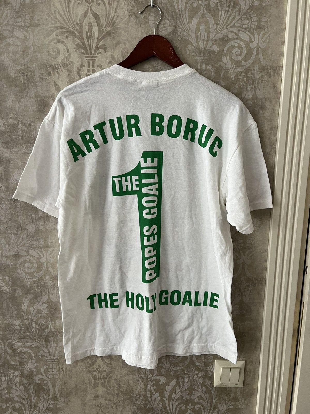 Vintage Artur Boruc The Holy Goalie Tee Celtic Football Shirt Size US L / EU 52-54 / 3 - 7 Thumbnail