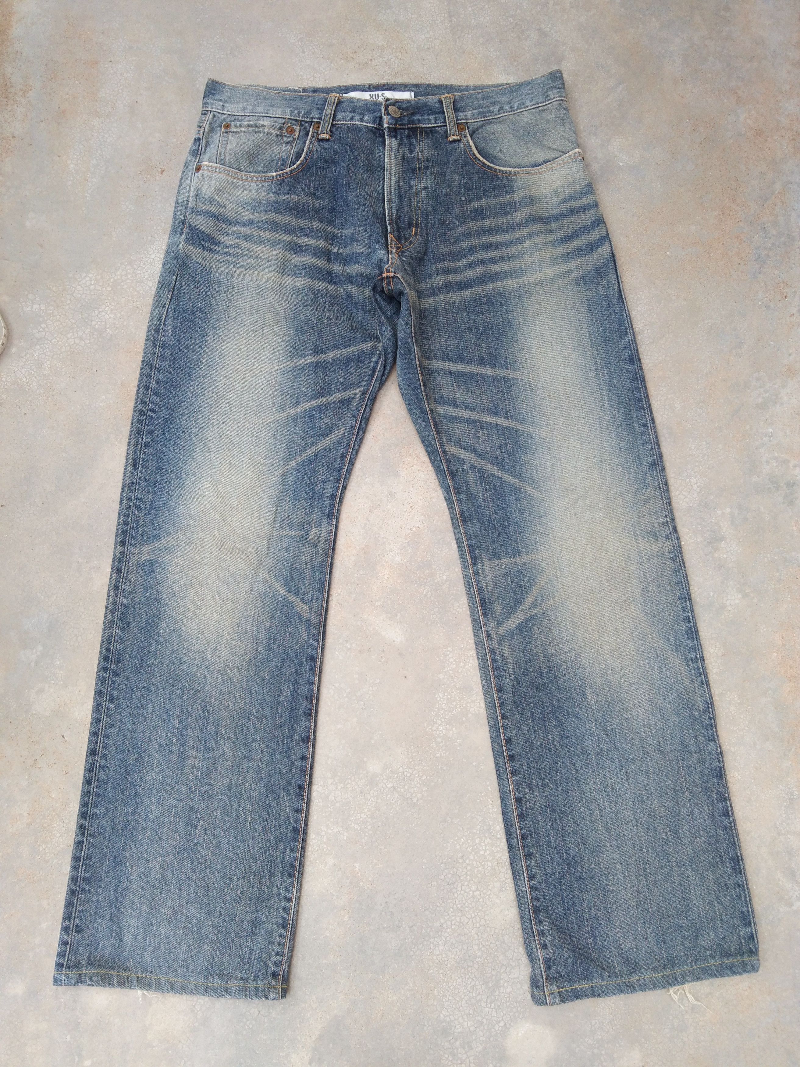 Japanese Brand Vintage Distressed Edwin Rusty Wash Straight Leg Jeans Size US 34 / EU 50 - 1 Thumbnail