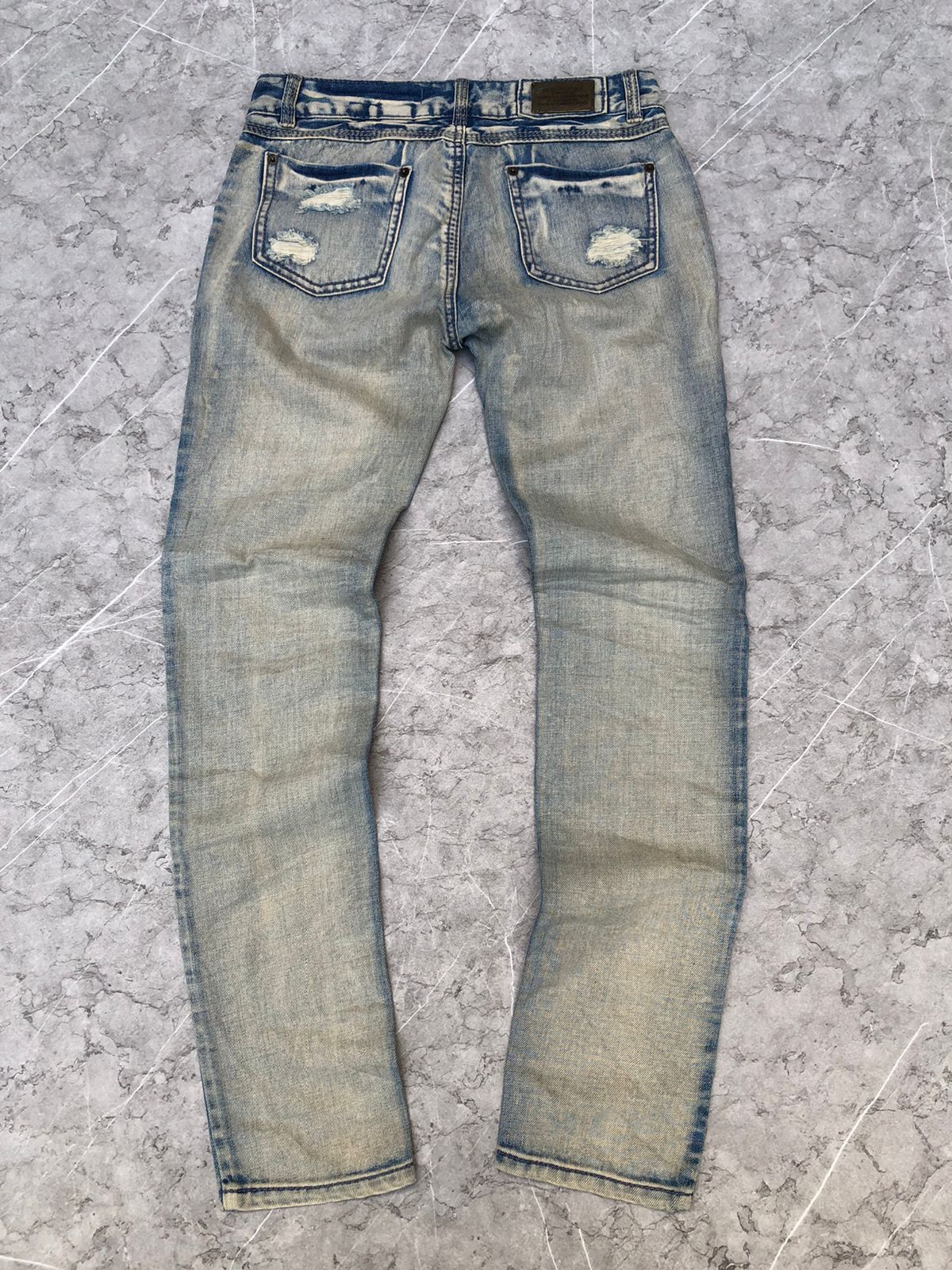 Japanese Brand Gorgeous Glamorous Ripped Jeans Size 28" / US 6 / IT 42 - 5 Thumbnail