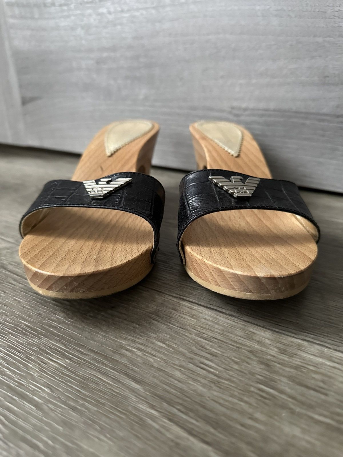 Emporio Armani × Vintage 🫧Emporio Armani Sandal Size US 8 / IT 38 - 6 Thumbnail