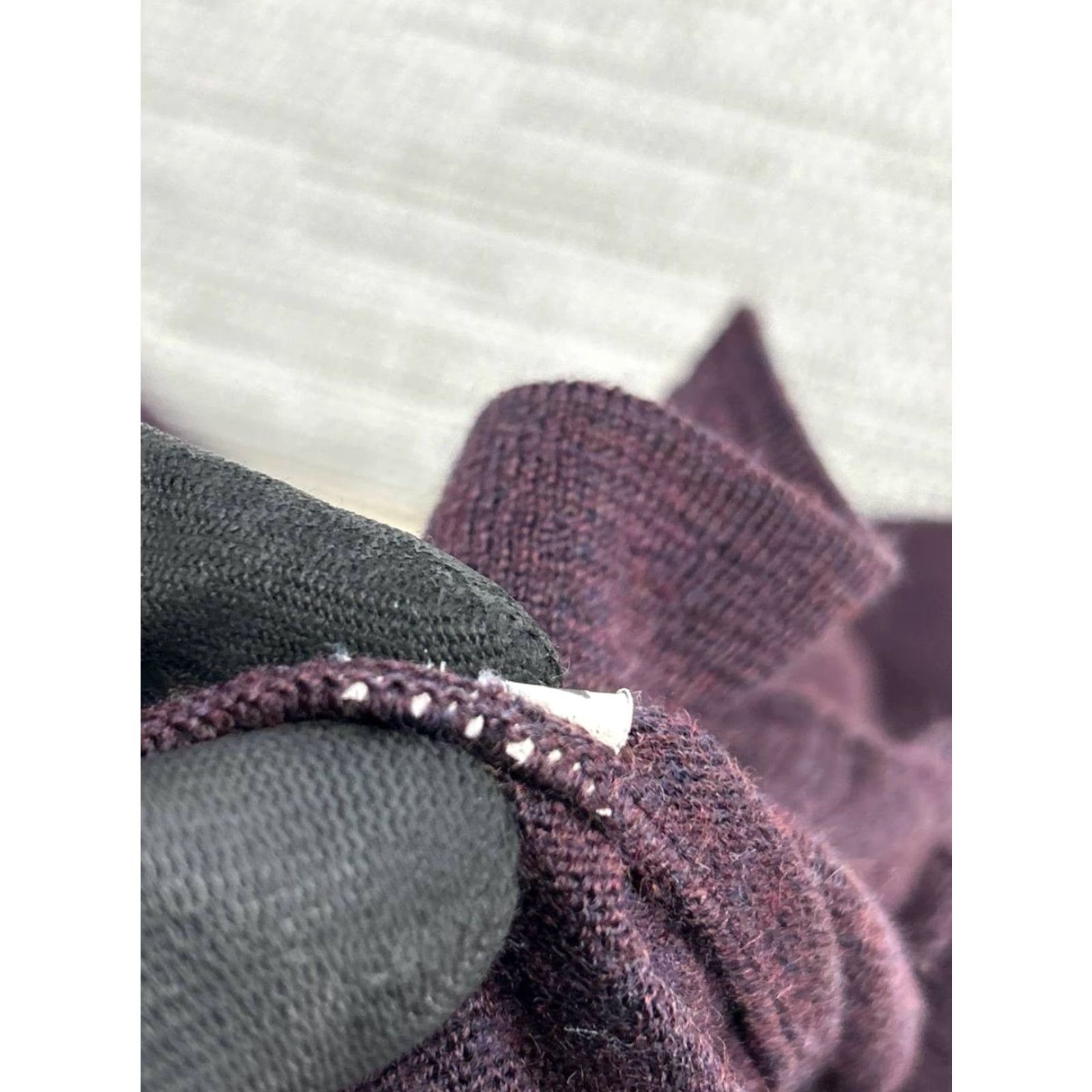 Vintage Toscano Polo Sweater Mens XXL Purple Relaxed Fit Tight Knit Ribbed Long Sleeve Shirt? Size US XXL / EU 58 / 5 - 6 Thumbnail
