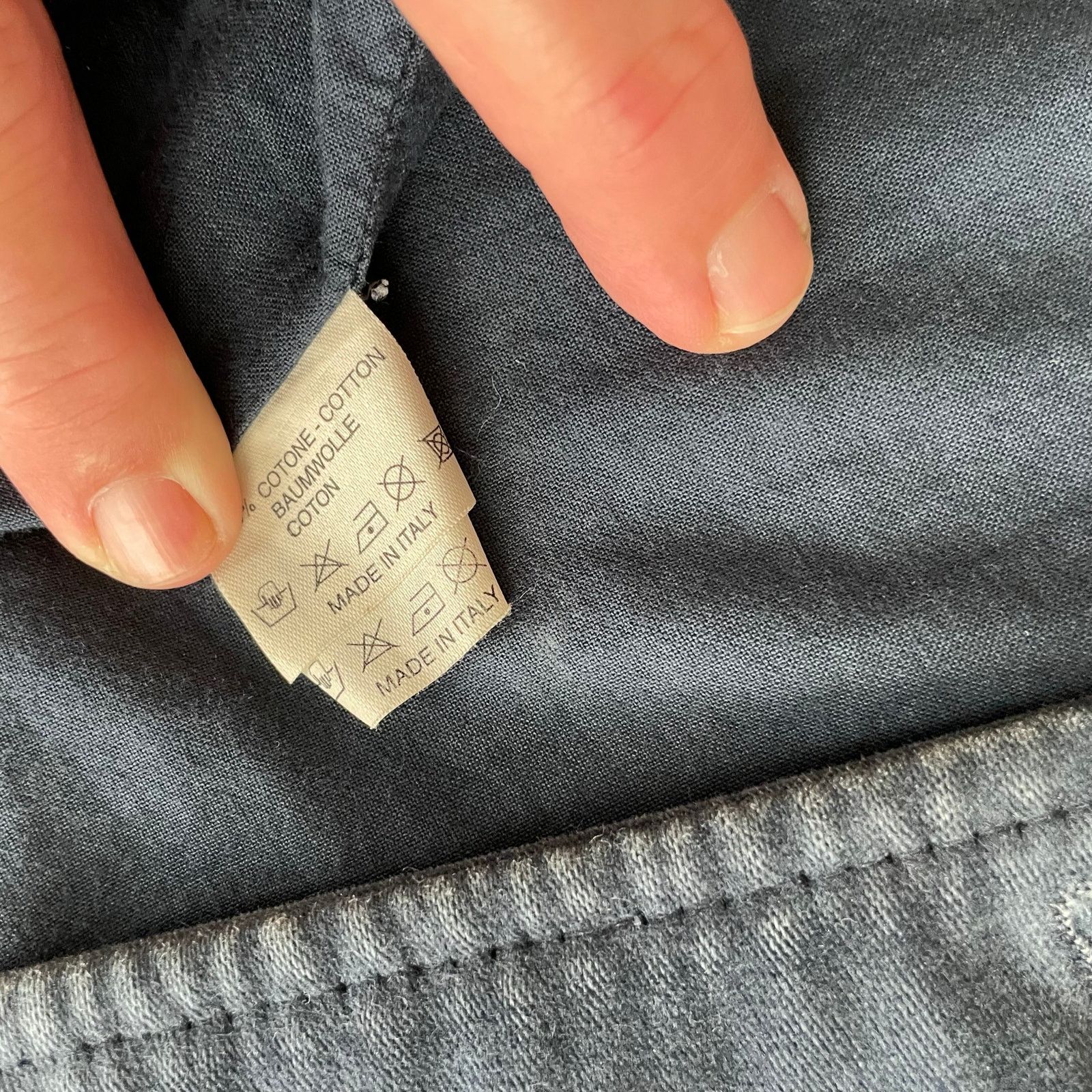 Vintage Joe Black Cotton Distressed Navy Jacket Sport Coat S Italian Size US S / EU 44-46 / 1 - 7 Thumbnail