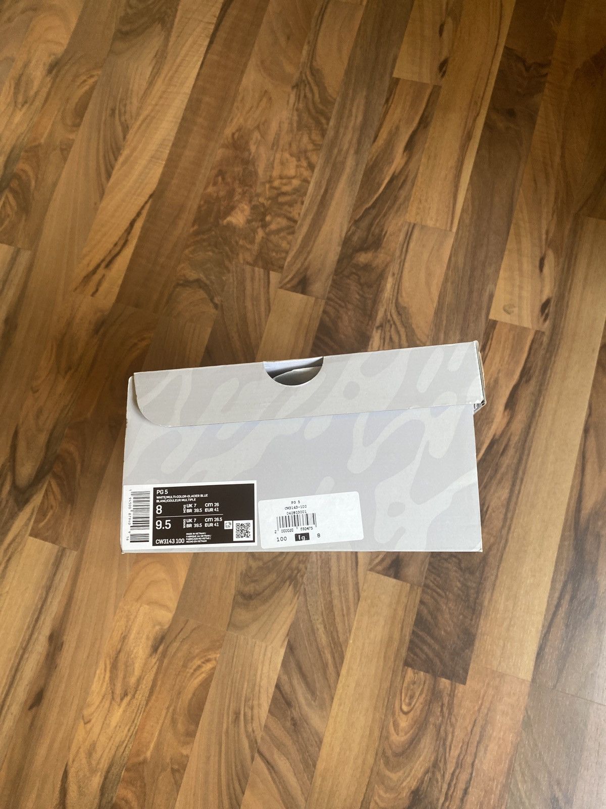 image of Nike Pg 5 Shoes in White, Men's (Size 7)