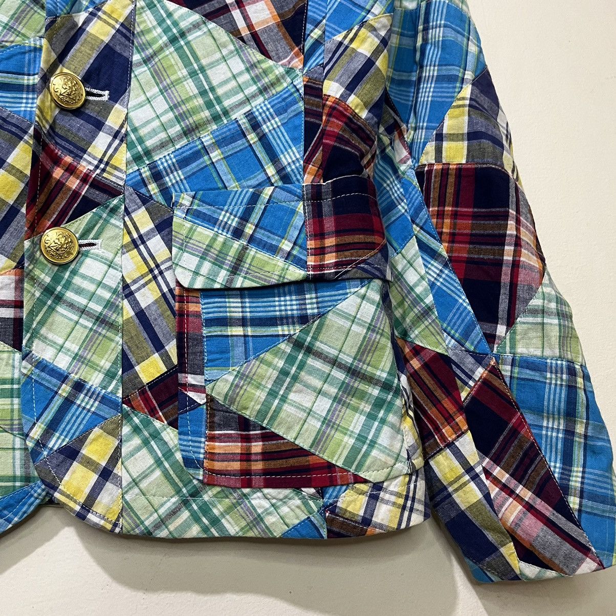 Beams Japan Beams Boy Japan Patchwork Women's Blazer Size S / US 4 / IT 40 - 5 Thumbnail