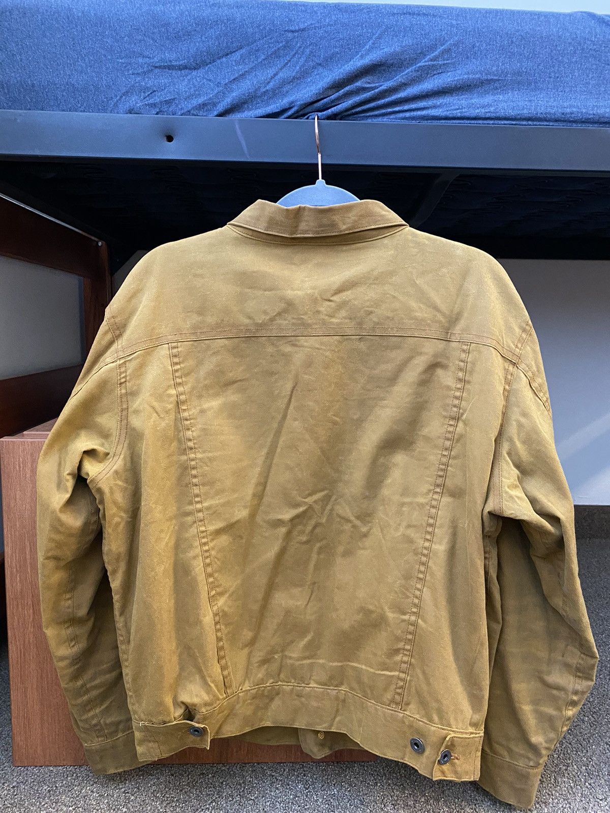 Flint And Tinder × Huckberry Flint and Tinder waxed trucker jacket Size US M / EU 48-50 / 2 - 2 Thumbnail