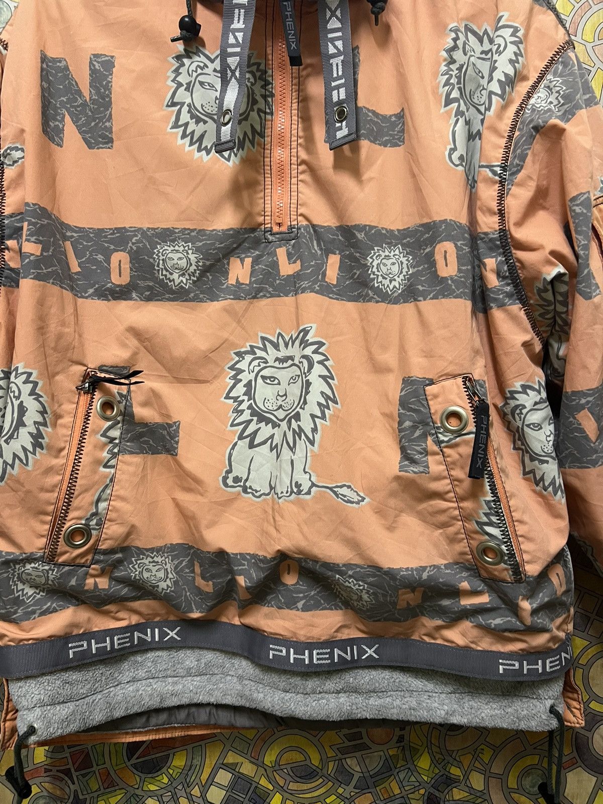 Phenix PHENIX HOODIE JACKET BIG LOGO LION 🦁. (GJ31) Size US XL / EU 56 / 4 - 11 Thumbnail