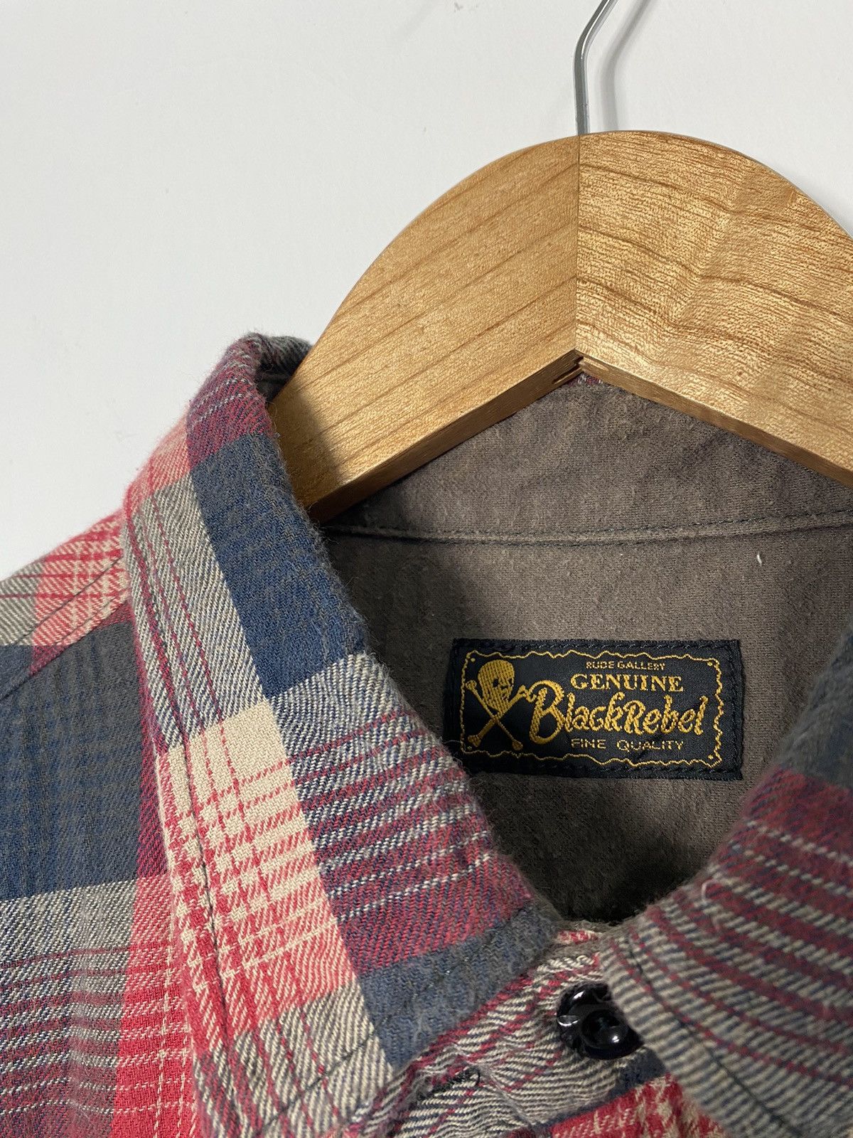 Japanese Brand Blackrebel Flannel Shirt Size US L / EU 52-54 / 3 - 4 Thumbnail