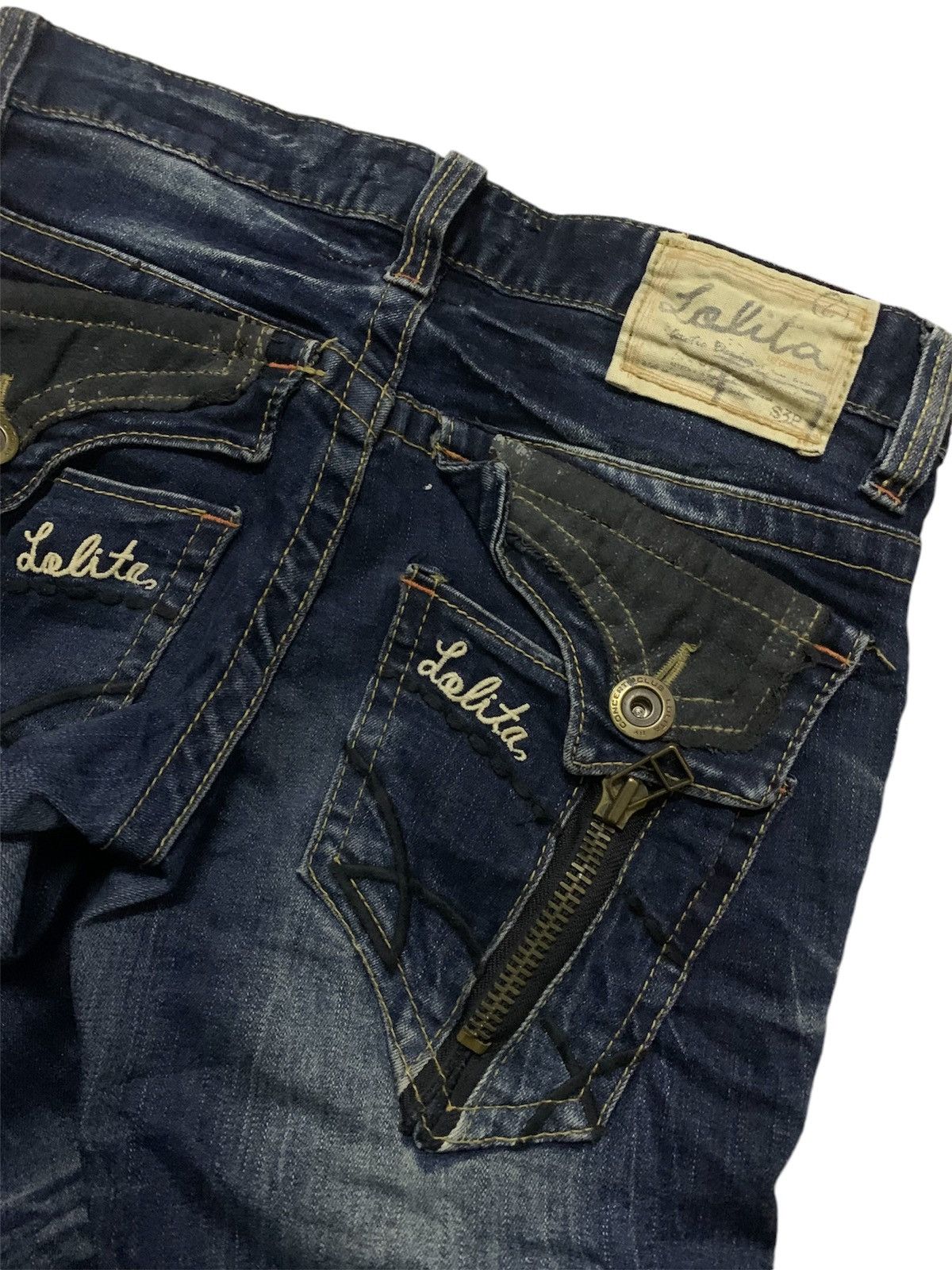 Japanese Brand × Tornado Mart 💥FinalDrop💥Vtg Japanese Lolita Yoshitomo Nara Flare Denim Size 30" / US 8 / IT 44 - 5 Thumbnail