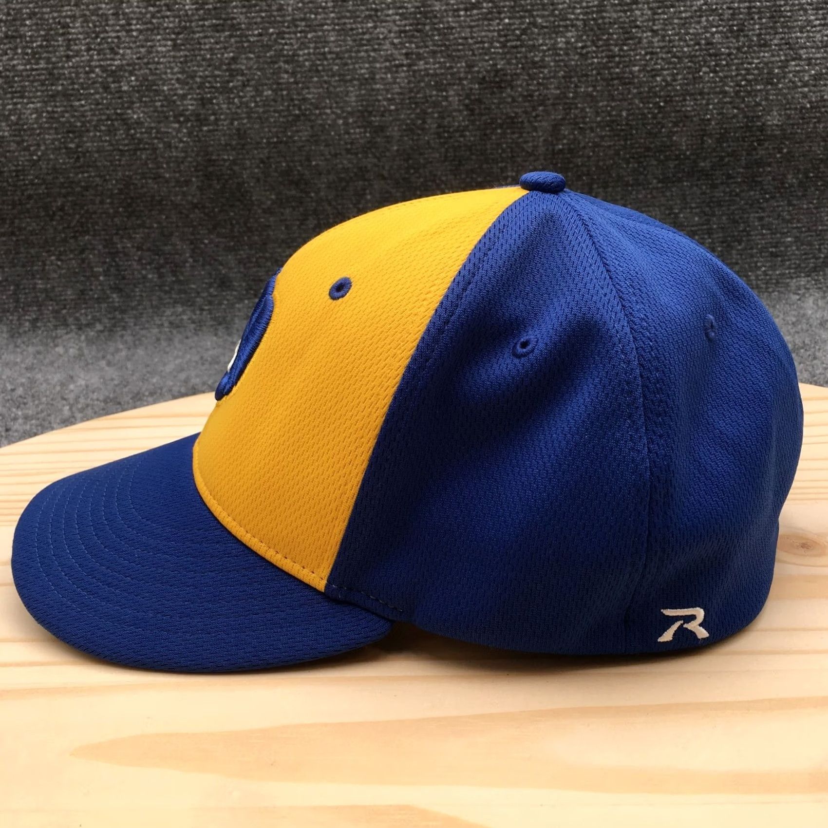 Vintage Saint Michael Albertville Fitted Baseball Cap Hat Mens S-M Blue Gold Richardson Size ONE SIZE - 4 Thumbnail
