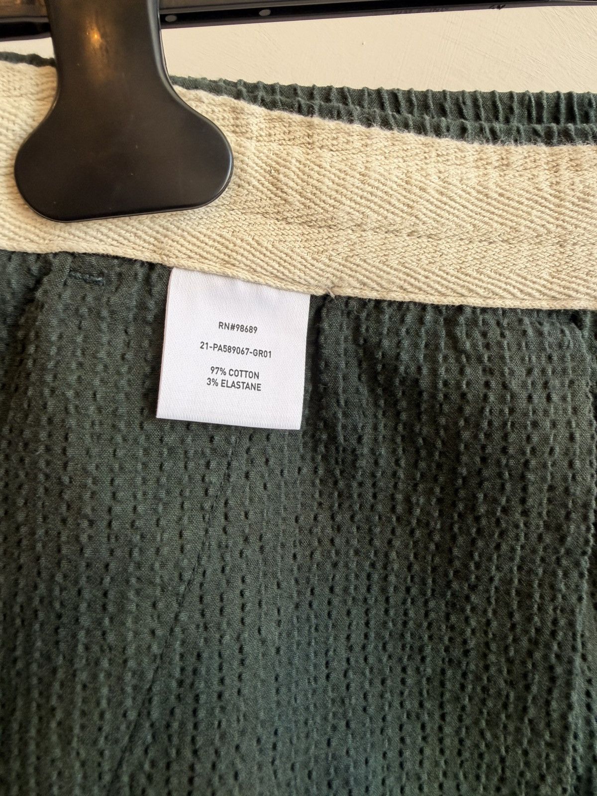 Todd Snyder TODD SNYDER Camouflage Green Textured Cotton Shorts Size M Size US 31 - 4 Thumbnail