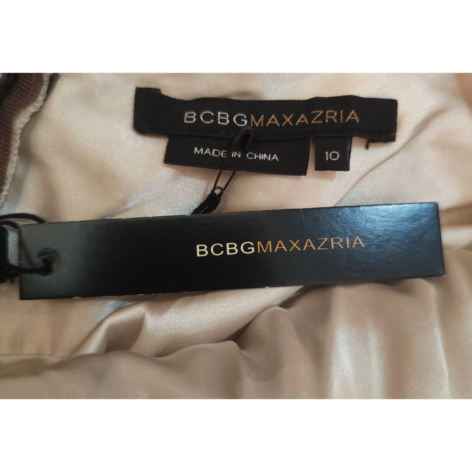 Bcbgmaxazria BCBG MAXAZRIA Silk Maxi Hatler Animal Print Dress Size 10 Size L / US 10 / IT 46 - 6 Thumbnail
